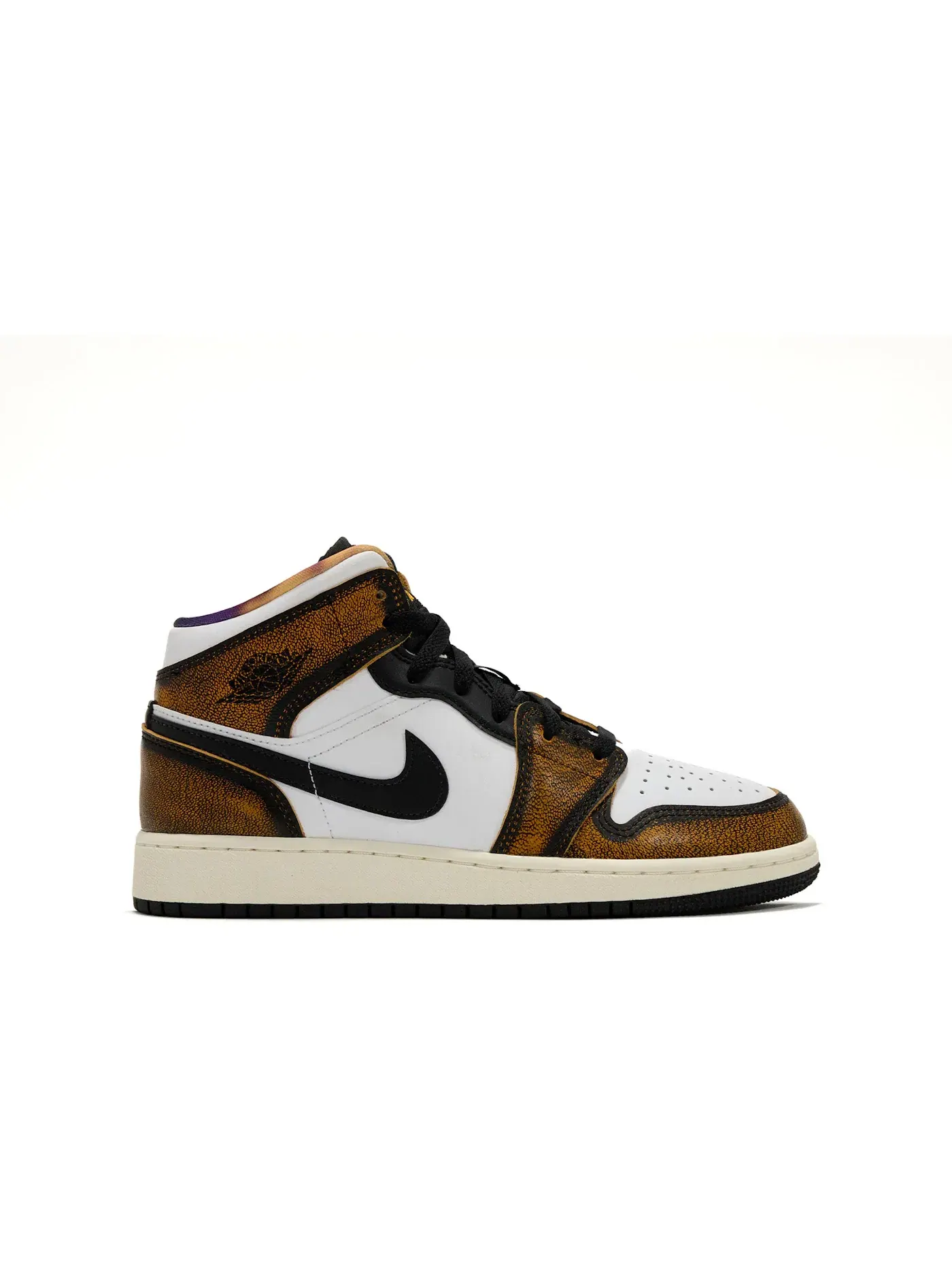 Детские кроссовки Lifestyle Jordan 1 Mid SE Jordan — изображение 1 из 1, черный//белый
