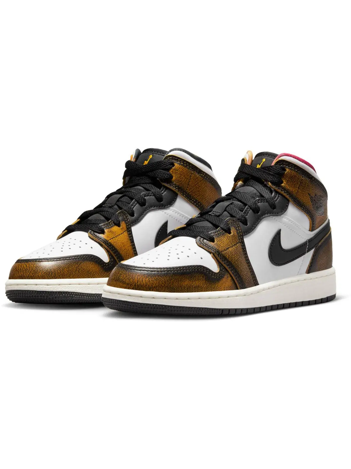 Детские кроссовки Lifestyle Jordan 1 Mid SE Jordan — изображение 2 из 2, черный/-белый