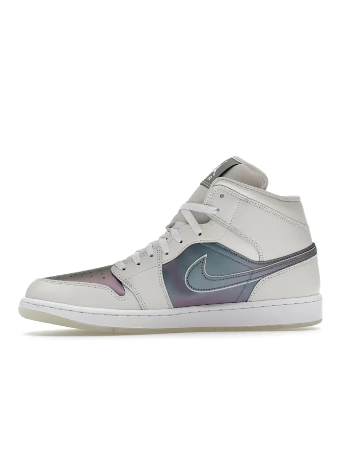 Мужские кроссовки Lifestyle с иридиевыми деталями Jordan 1 Mid SE — изображение 3 из 4, белый