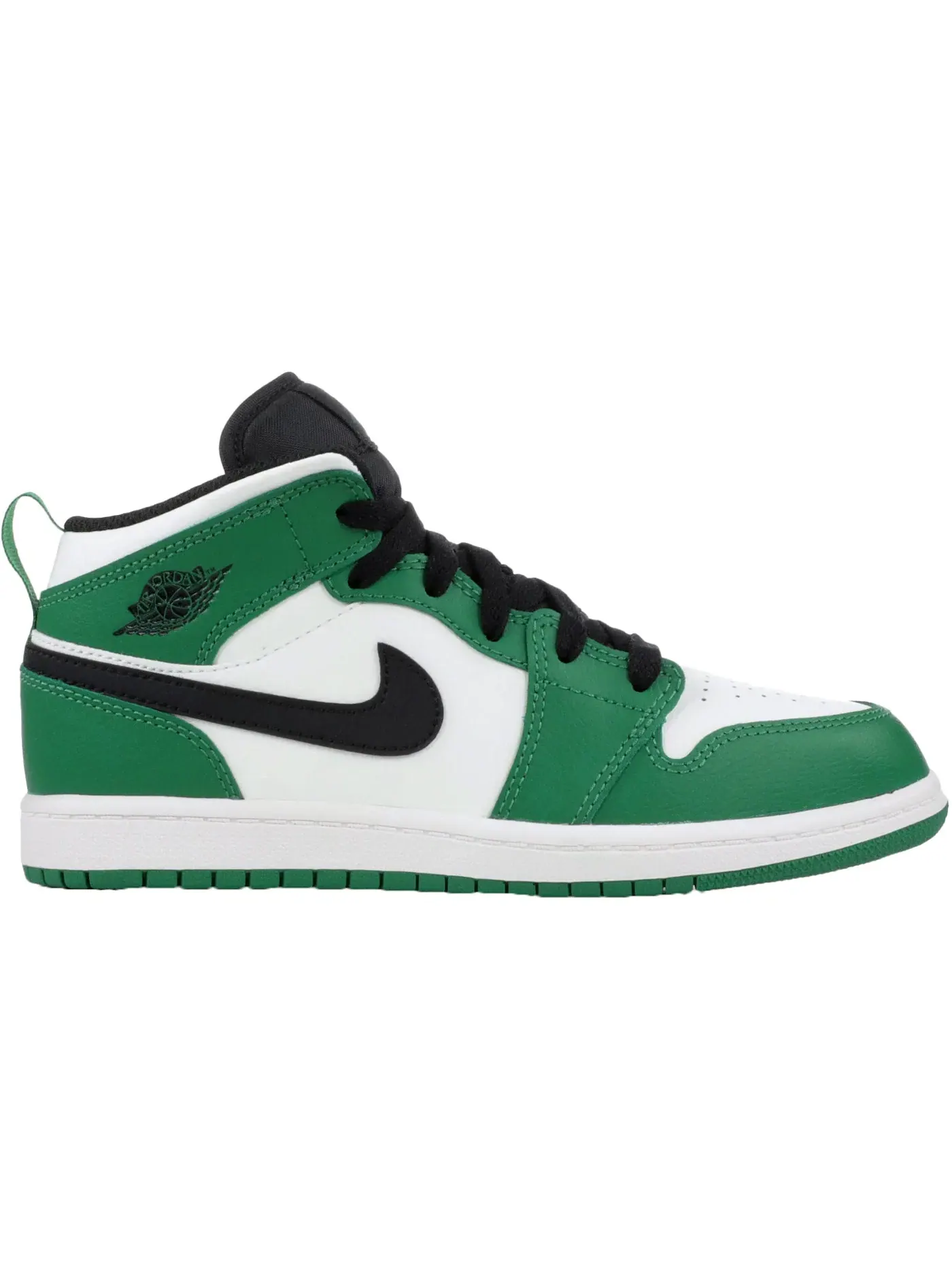 Детские кроссовки с высоким берцем Jordan 1 Mid SE Jordan — изображение 1 из 1, зеленый/черный