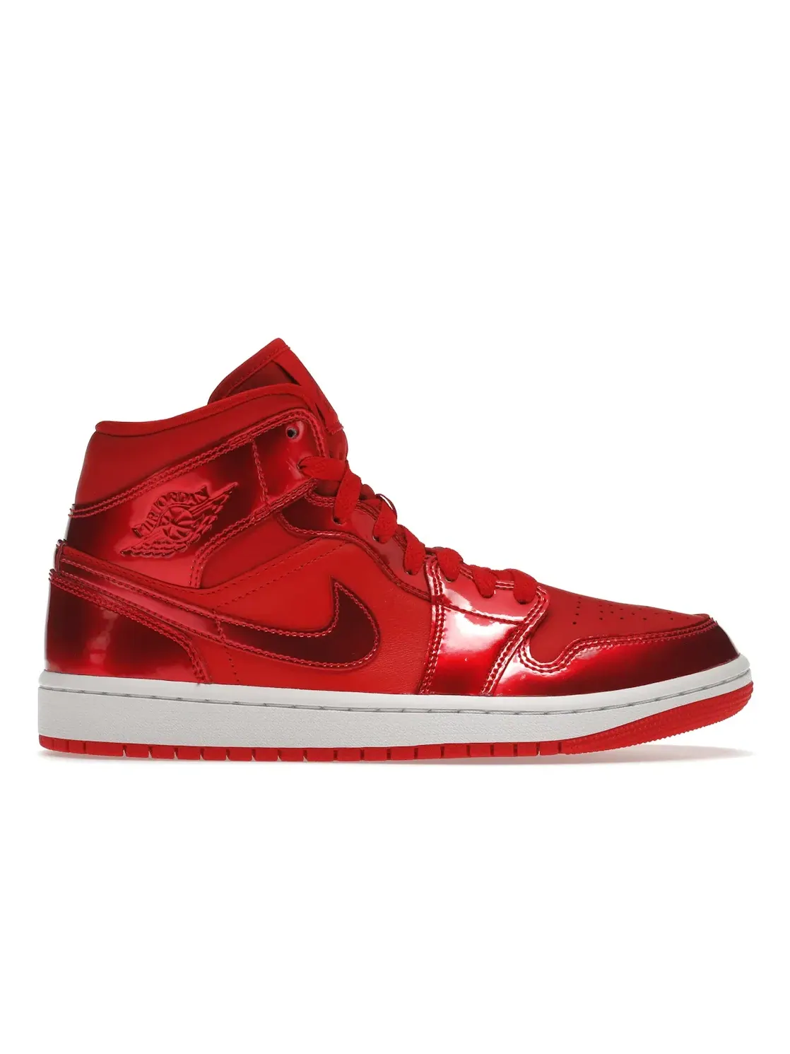 Женские кроссовки Lifestyle с принтом Jordan 1 Mid SE Pomegranate Jordan — изображение 1 из 4, красный/-белый