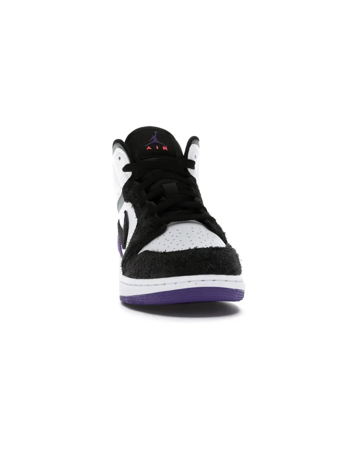 Детские кроссовки с замшевыми вставками Jordan 1 Mid SE Purple Jordan — изображение 2 из 4