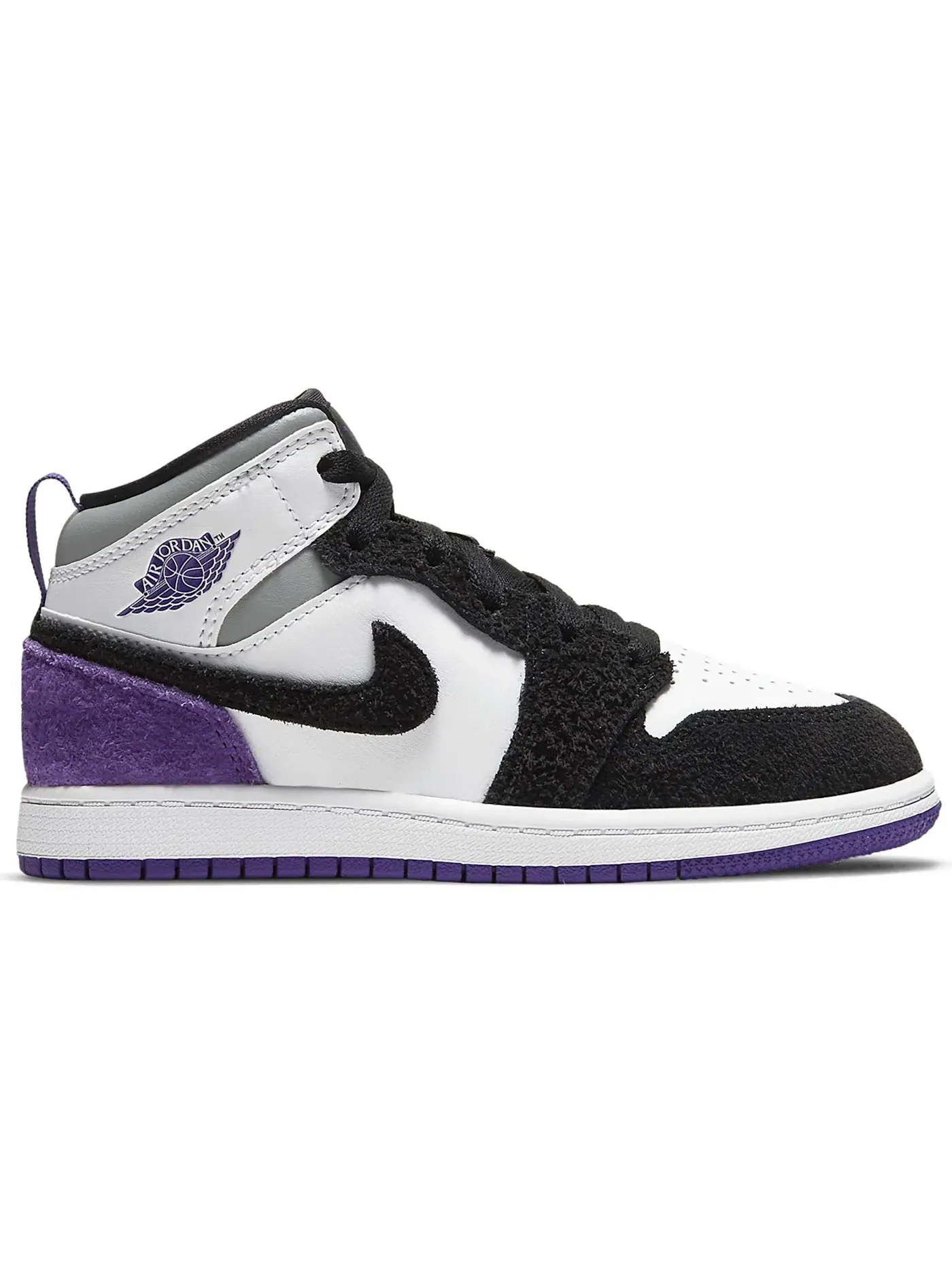 Детские кроссовки с замшевыми вставками Jordan 1 Mid — изображение 1 из 1