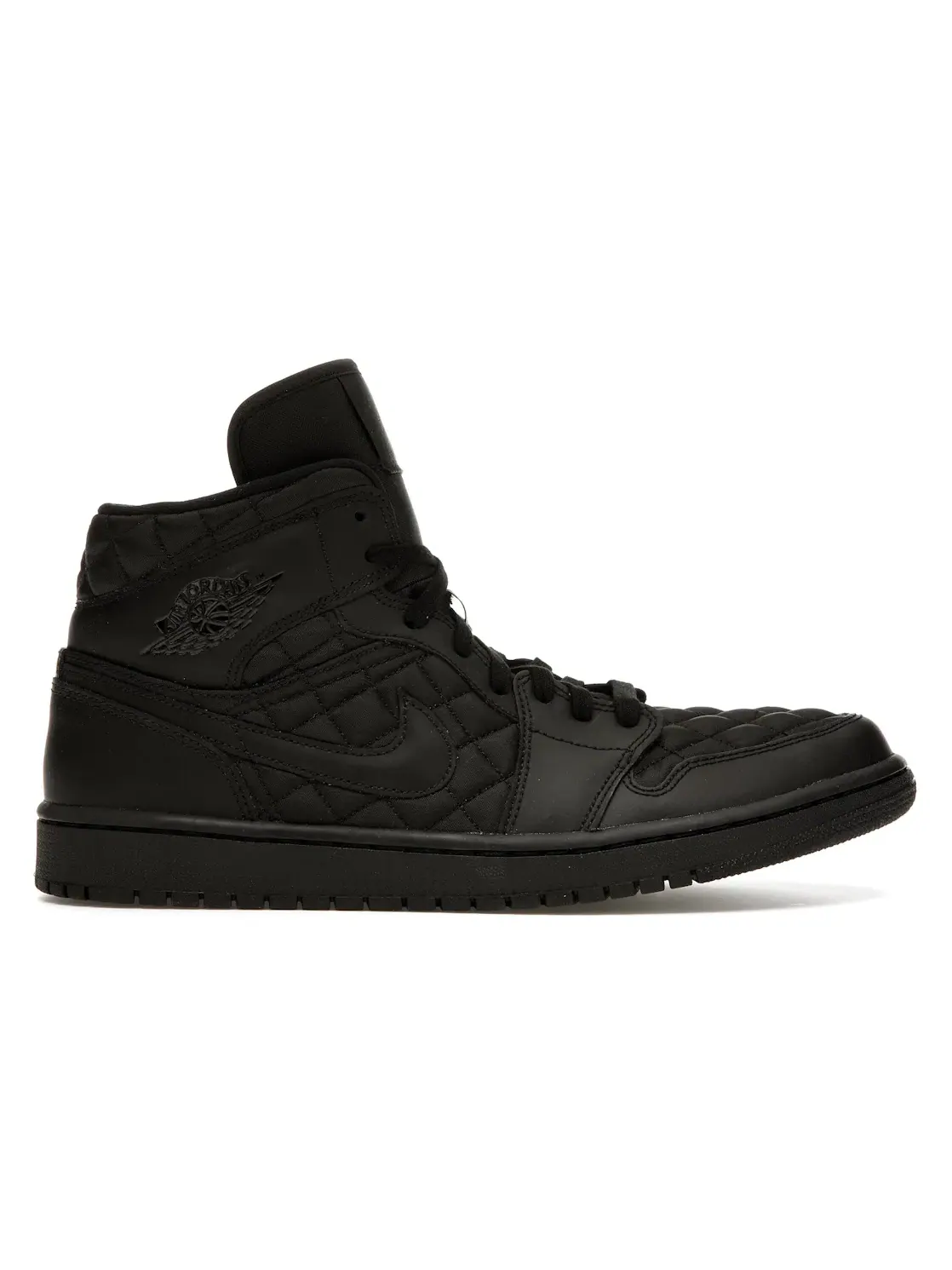 Женские кроссовки Lifestyle Jordan 1 Mid SE Quilted Black Jordan — изображение 1 из 4, черный/черный/черный