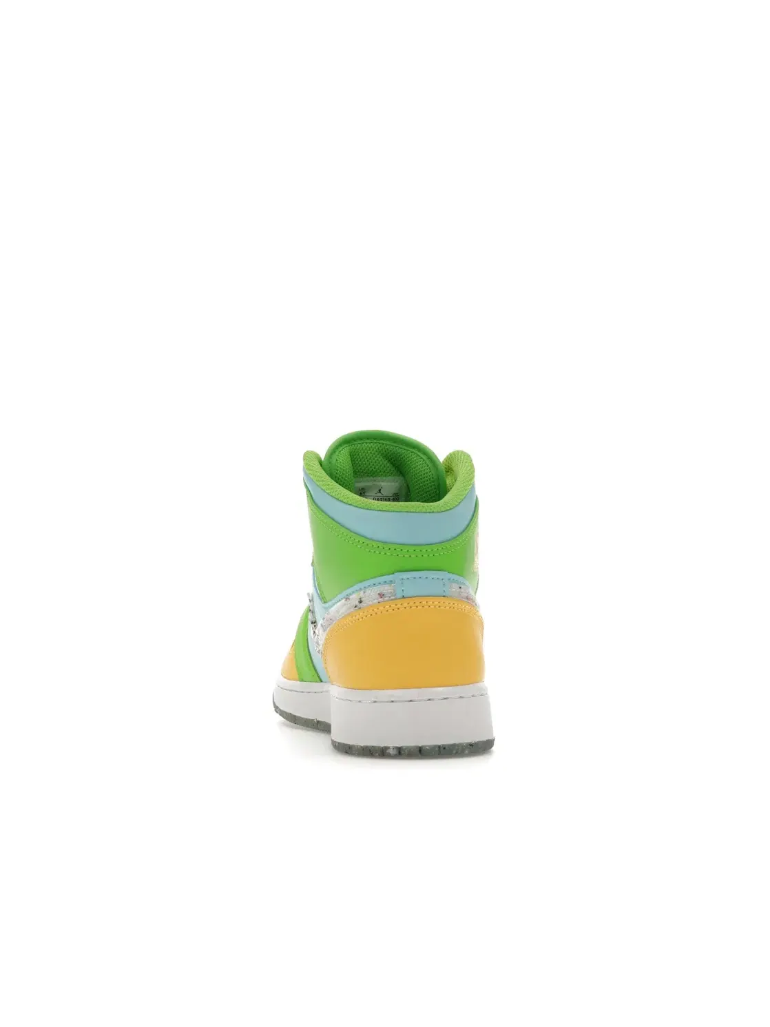 Детские кроссовки с принтом Jordan 1 Mid SE Recycled Grind Jordan — изображение 4 из 4, белый