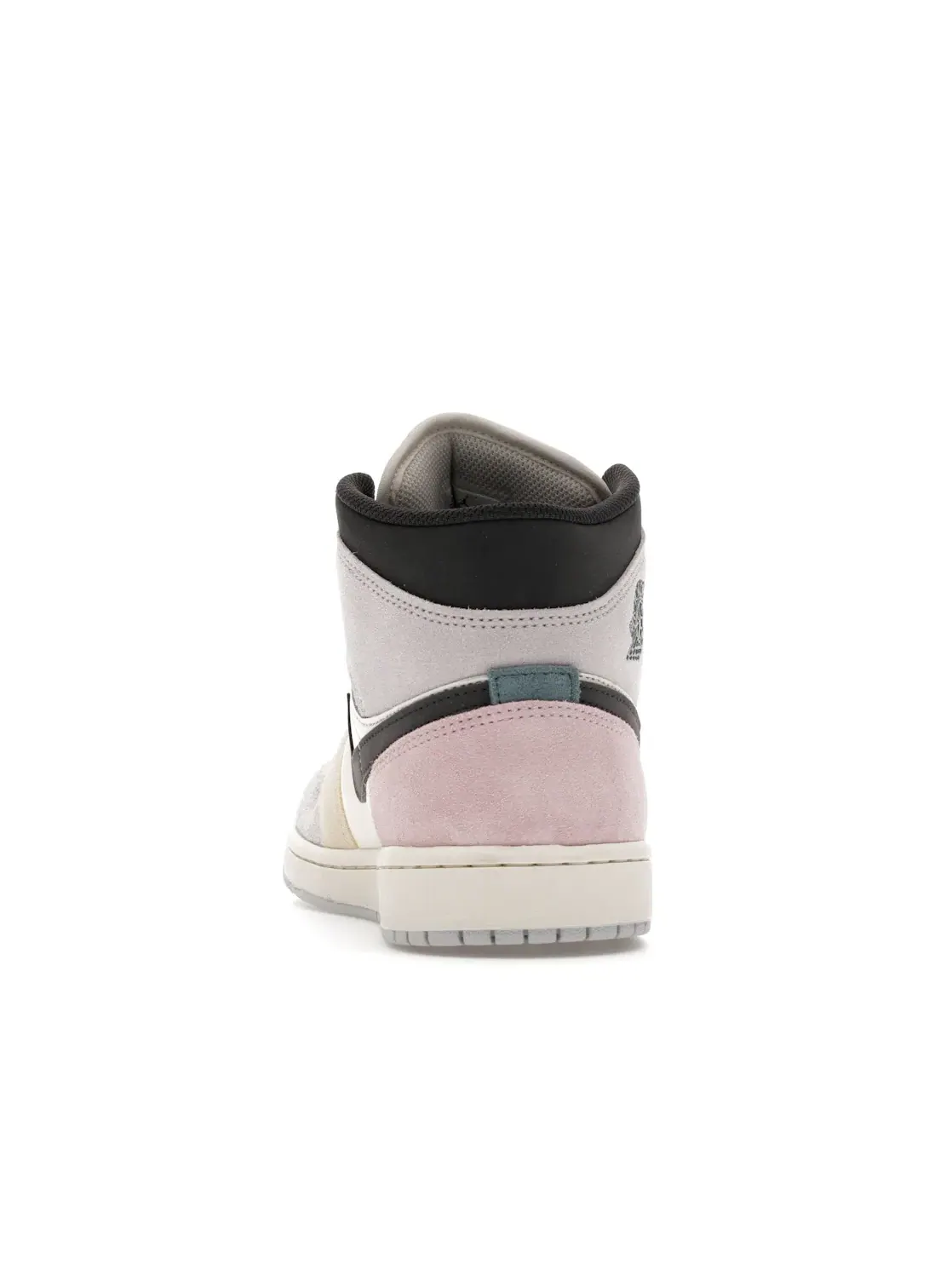 Мужские кроссовки Lifestyle с пастельной расцветкой Jordan 1 Mid SE, Sail / Iced Jade / Anthracite / Jade Aura