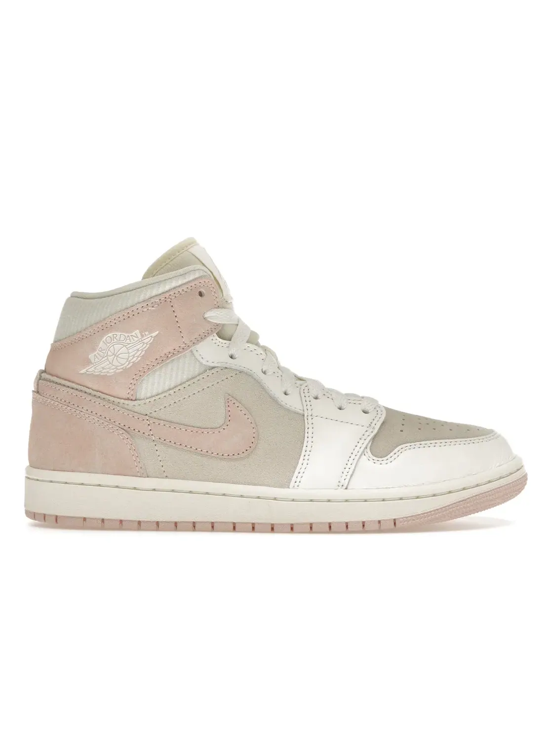 Женские кроссовки Lifestyle Jordan 1 Mid SE Seersucker Jordan — изображение 1 из 4, розовый