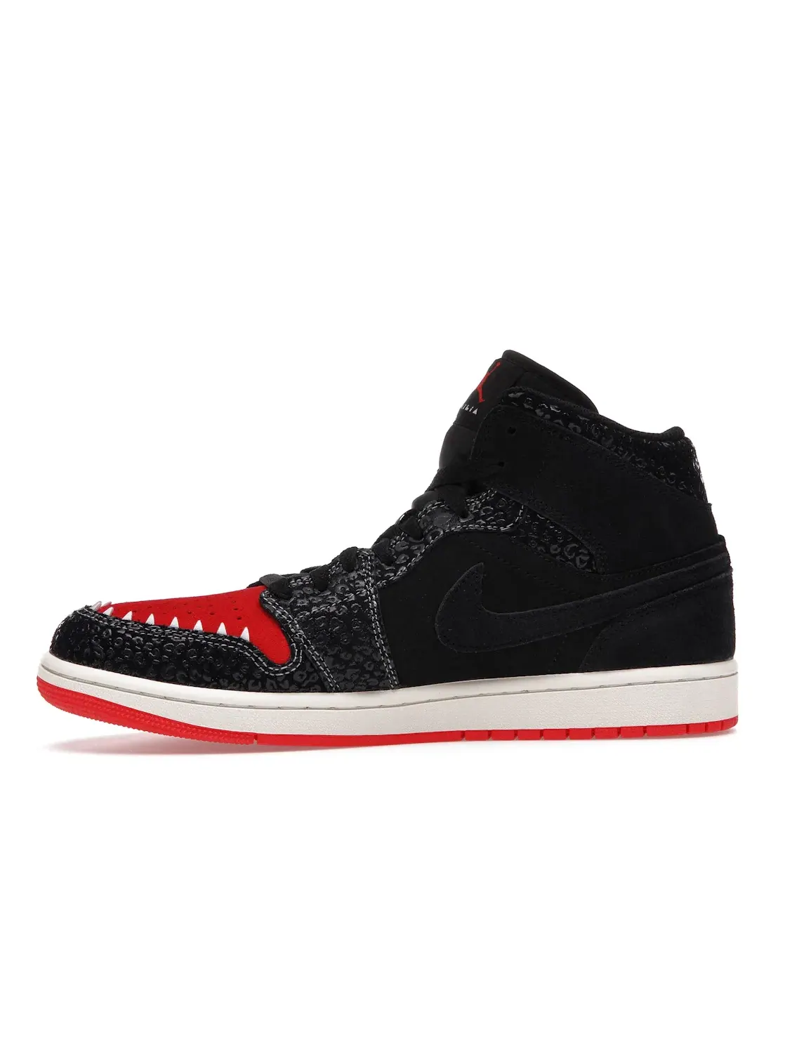 Мужские кроссовки с принтом Jordan 1 Mid SE Siempre Familia Jordan — изображение 3 из 4, черный зеленый красный