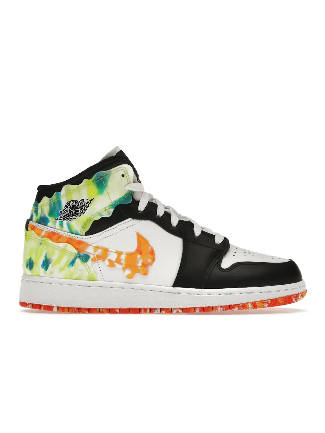 Детские кроссовки для мальчиков с текстурным дизайном Jordan 1 Mid SE Slim Vortex Jordan — изображение 1 из 4