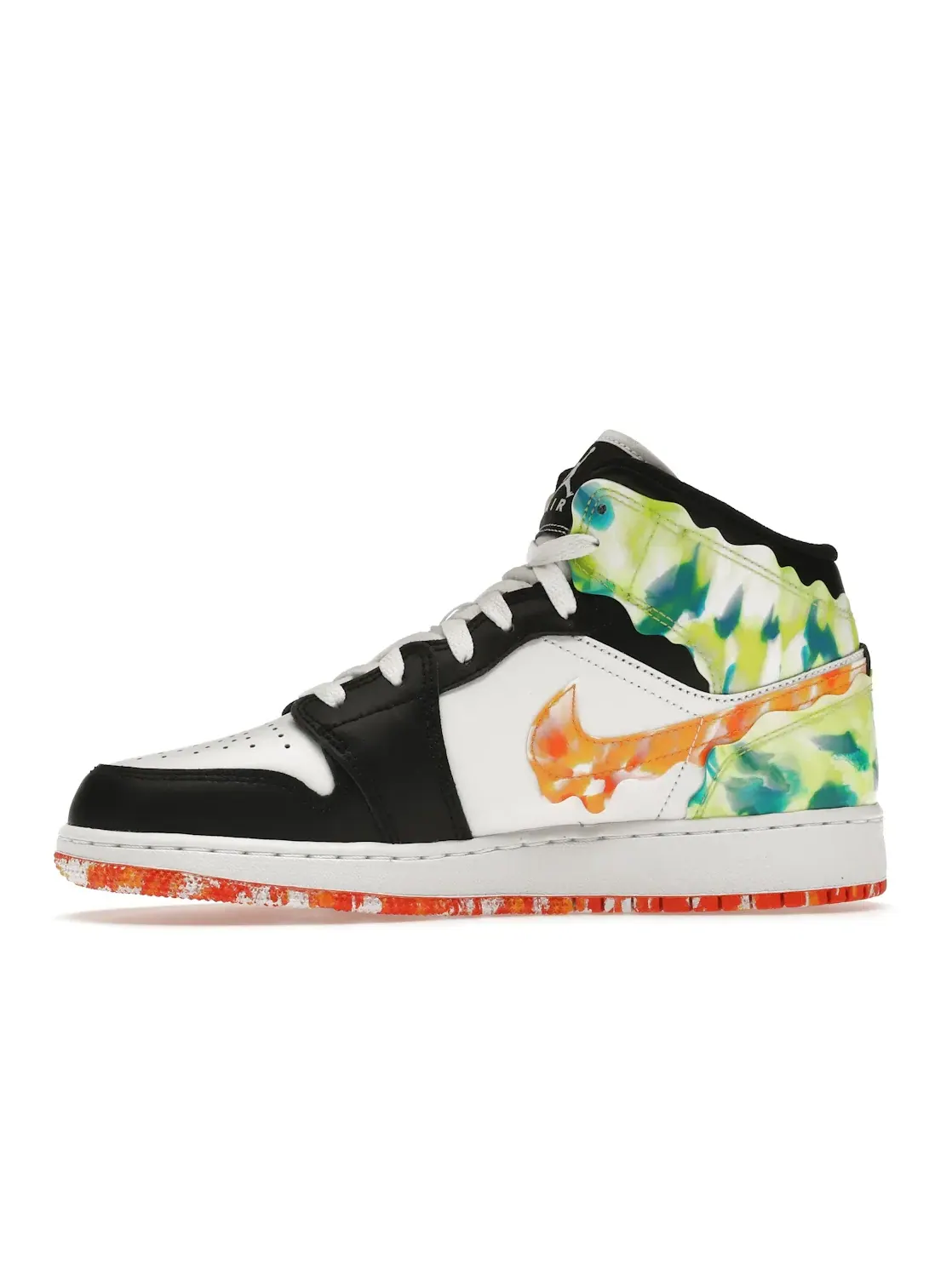 Детские кроссовки для мальчиков с текстурным дизайном Jordan 1 Mid SE Slim Vortex Jordan — изображение 3 из 4