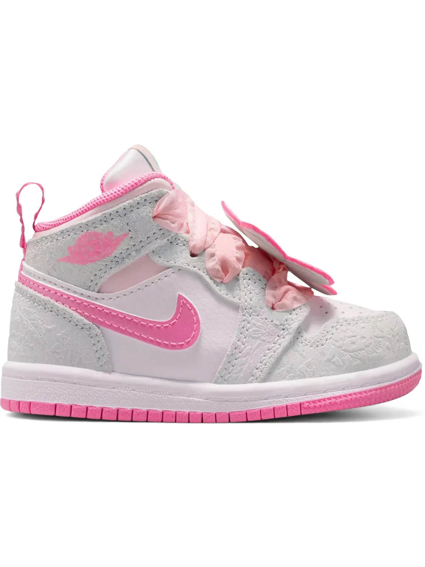 Детские кроссовки с принтом цветов Jordan 1 Mid SE Spring Flowers Jordan — изображение 1 из 1