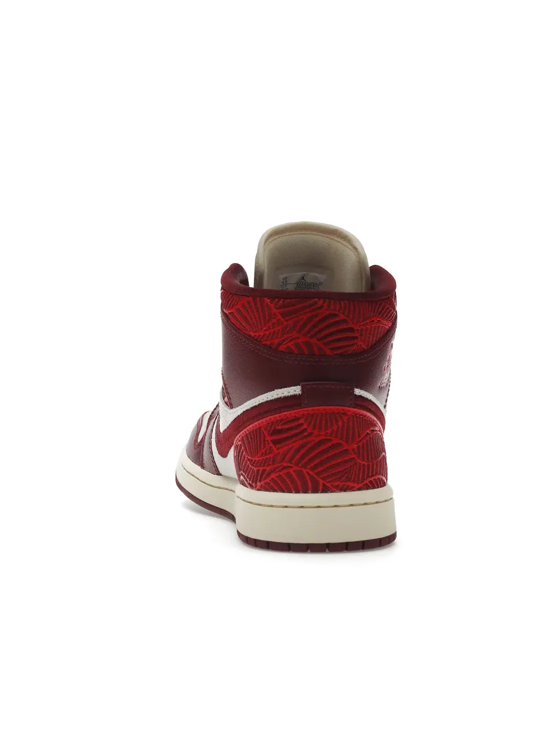 Женские кроссовки с принтом Jordan 1 Mid SE Jordan — изображение 4 из 4, красный/красный