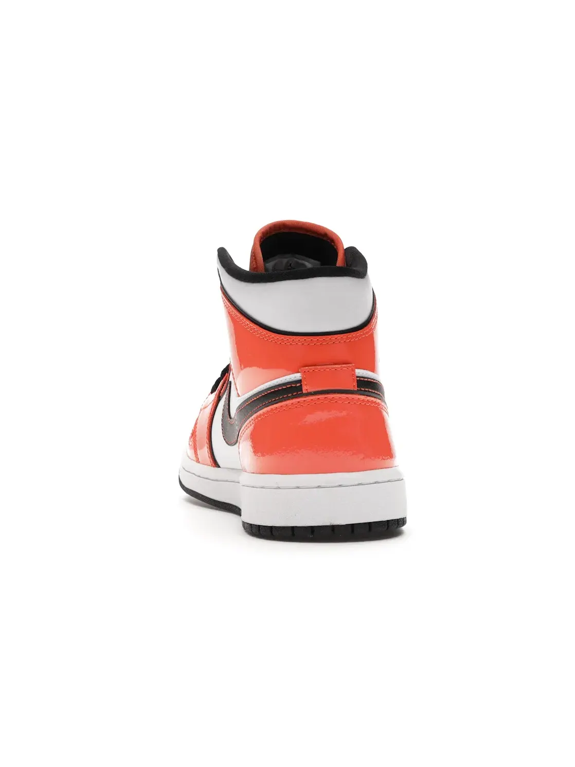 Мужские кроссовки кожаные Jordan 1 Mid SE — изображение 4 из 4, оранжевый/черный/белый
