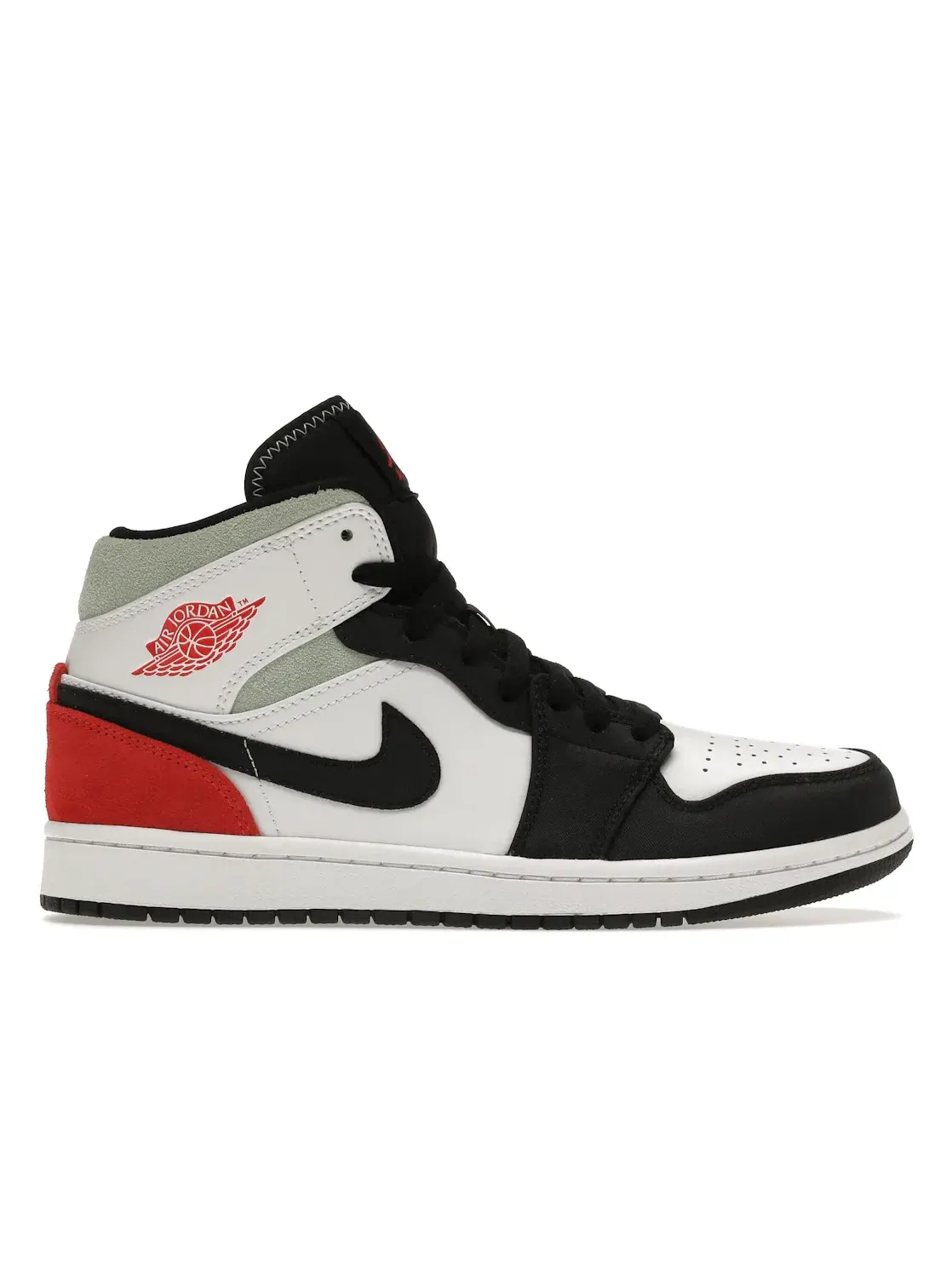 Мужские кроссовки с реконструированным дизайном Jordan 1 Mid SE Union Black Toe Jordan — изображение 1 из 4