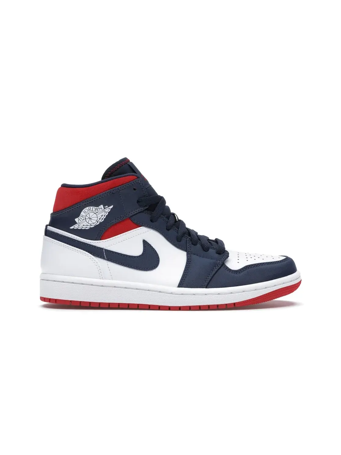 Мужские кроссовки с замшевыми вставками Jordan 1 Mid SE USA Jordan — изображение 1 из 4