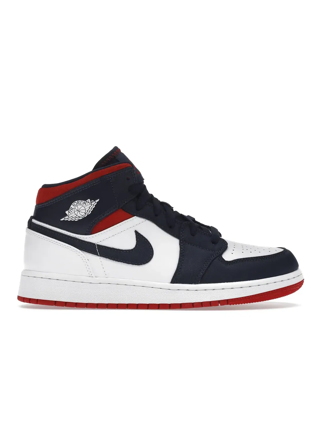 Детские кроссовки Lifestyle с принтом Jordan 1 Mid Jordan — изображение 1 из 4