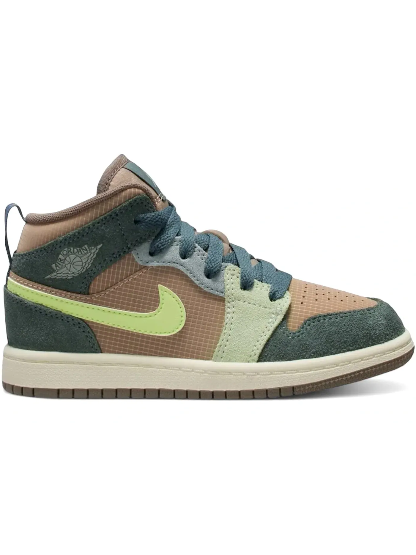 Детские кроссовки для мальчиков кожаные Jordan 1 Mid SE — изображение 1 из 1