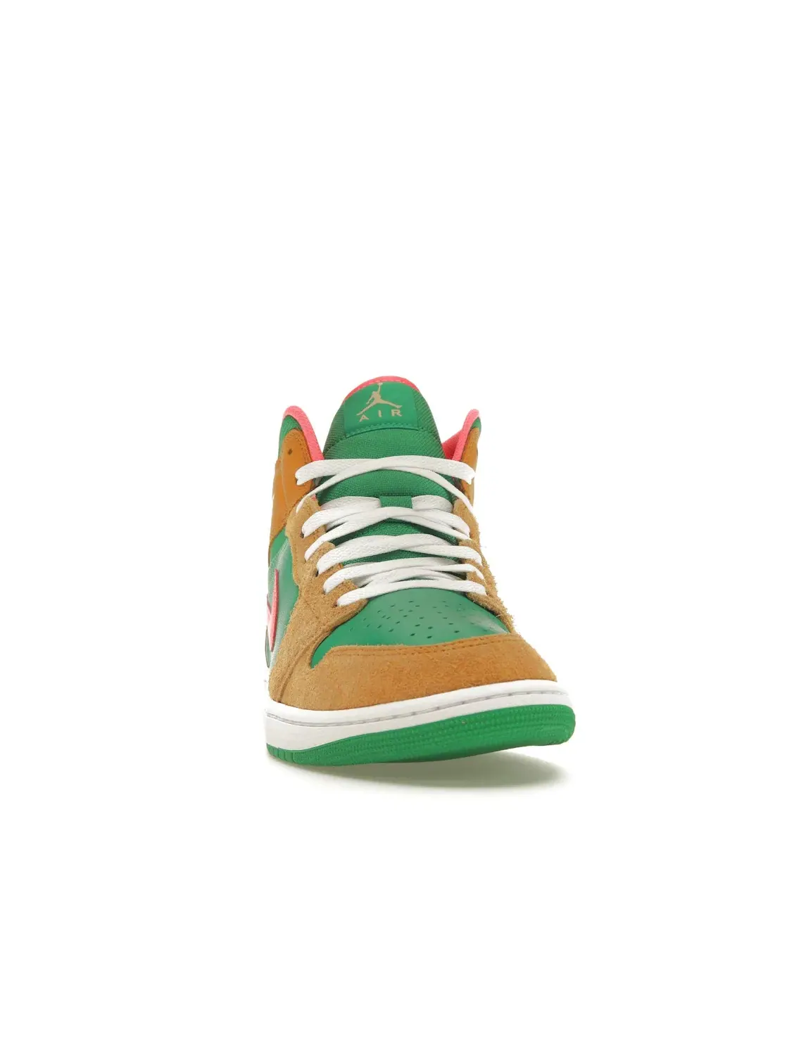 Мужские кроссовки Lifestyle Jordan 1 Mid SE Wheat/Lucky Green-Watermelon-White — изображение 2 из 4