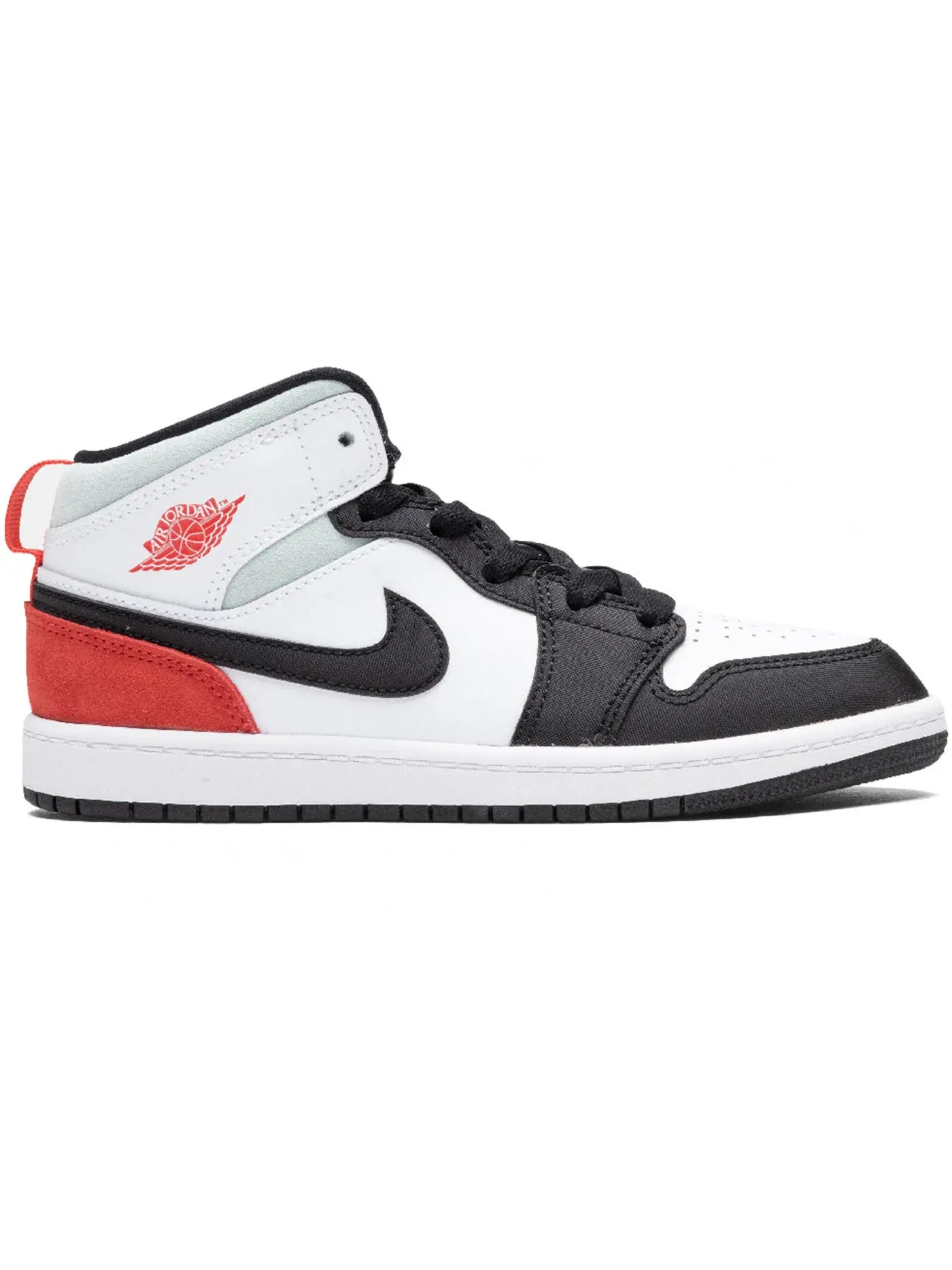 Детские кроссовки Lifestyle Jordan 1 Mid SE — изображение 1 из 1, белый/красный-черный