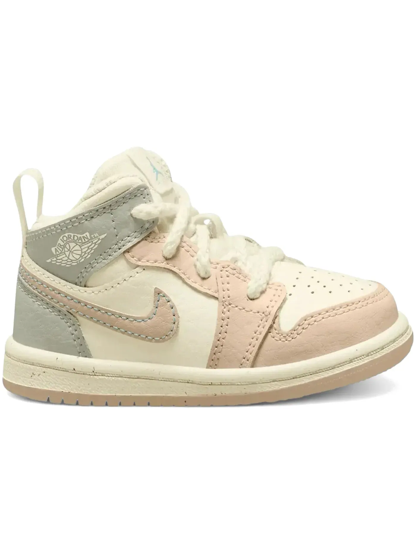 Детские кроссовки с принтом Jordan 1 Mid SE Jordan — изображение 1 из 1, синий