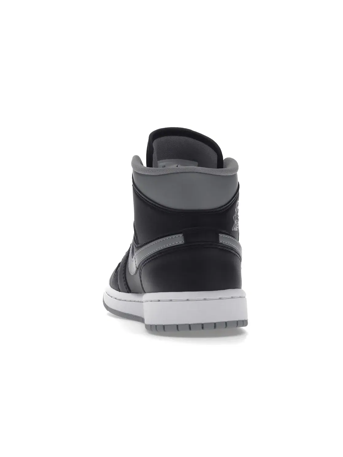 Женские кроссовки с контрастной расцветкой Jordan 1 Mid Shadow Jordan — изображение 4 из 4, черный/серый/белый