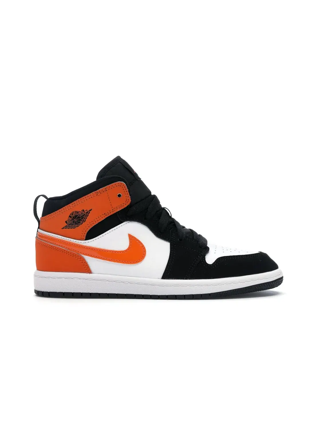 Детские кроссовки из премиальной кожи Jordan 1 Mid Shattered Backboard Jordan — изображение 1 из 4, черный/--белый