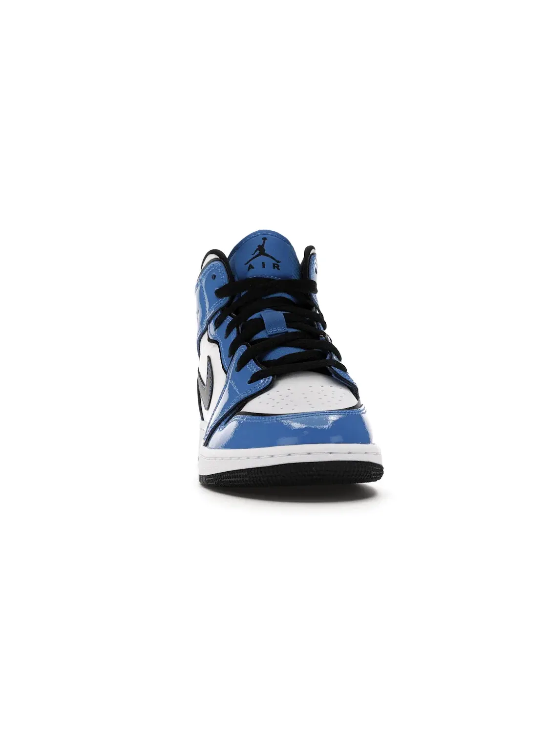 Детские кроссовки Lifestyle с принтом Jordan 1 Mid Jordan — изображение 2 из 4, синий/черный-белый