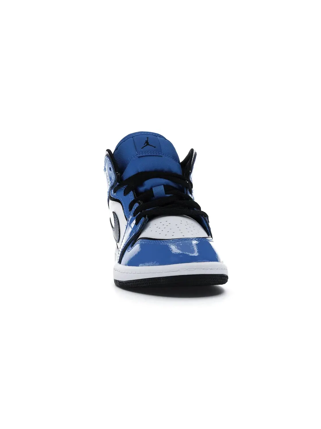 Детские кроссовки с высоким верхом Jordan 1 Mid Signal Blue Jordan — изображение 2 из 4, синий/черный-белый