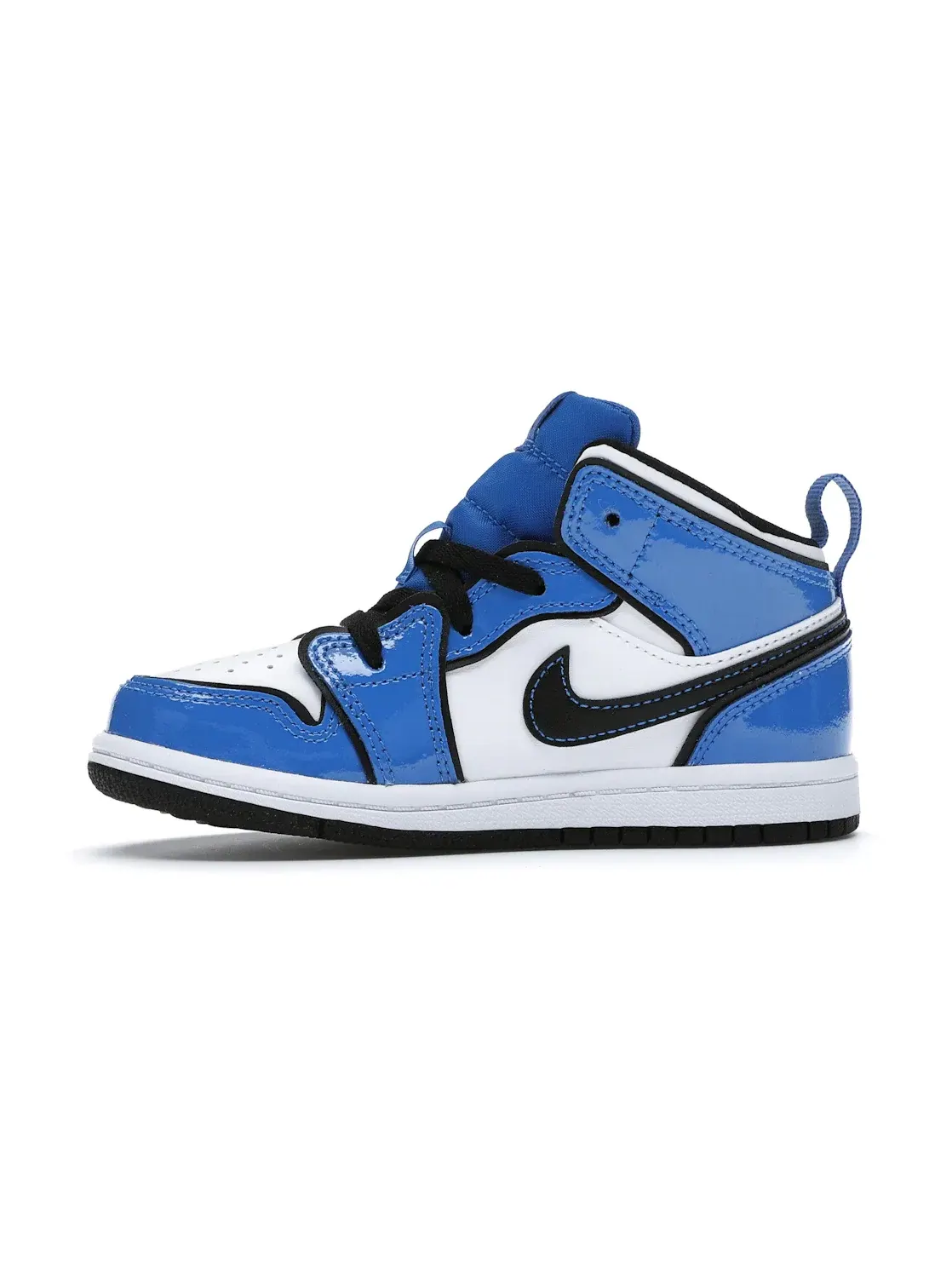 Детские кроссовки Lifestyle Jordan 1 Mid Jordan — изображение 3 из 4, синий/черный-белый