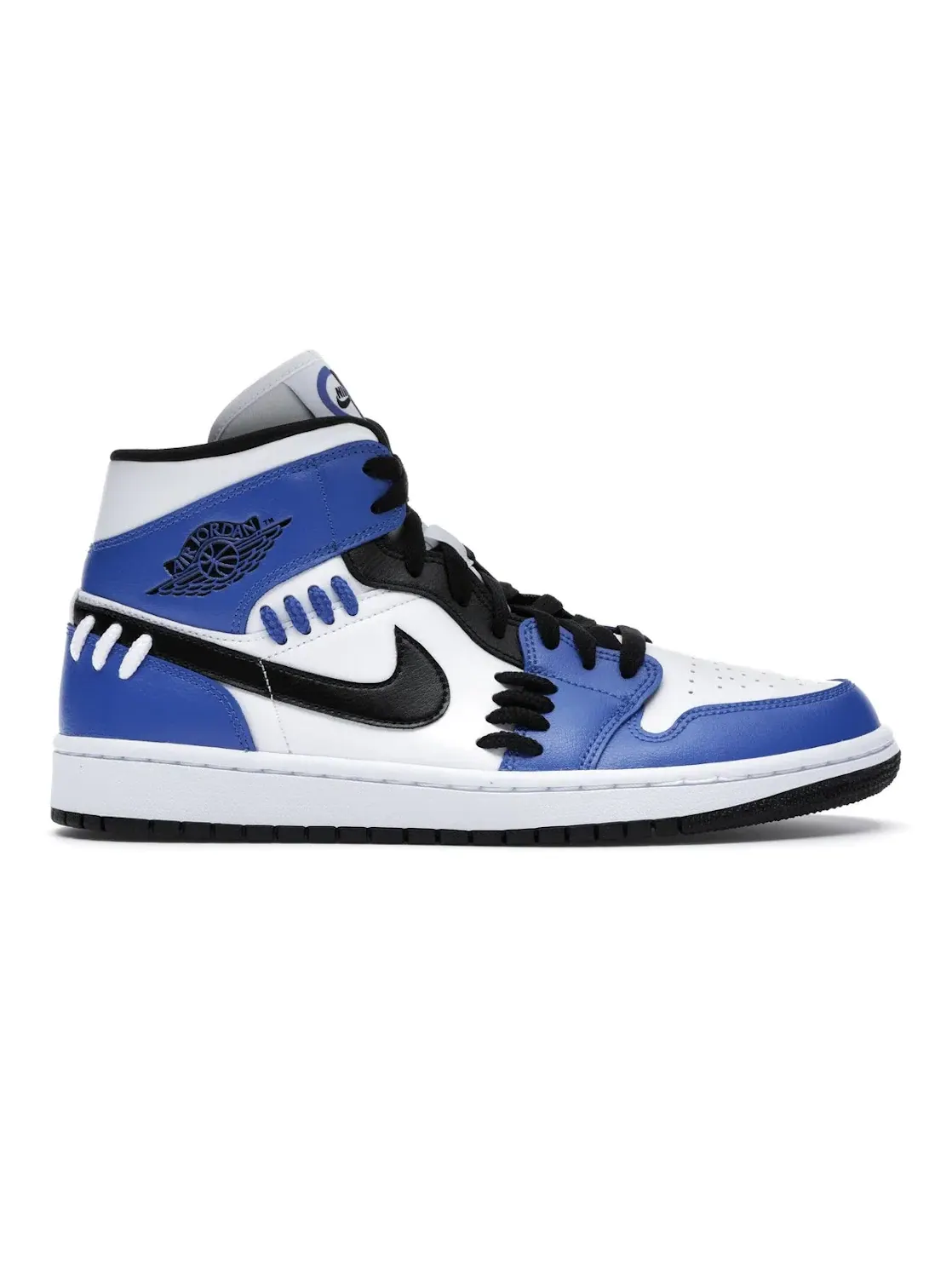 Женские кроссовки с принтом Jordan 1 Mid Sisterhood Jordan — изображение 1 из 4, черный белый