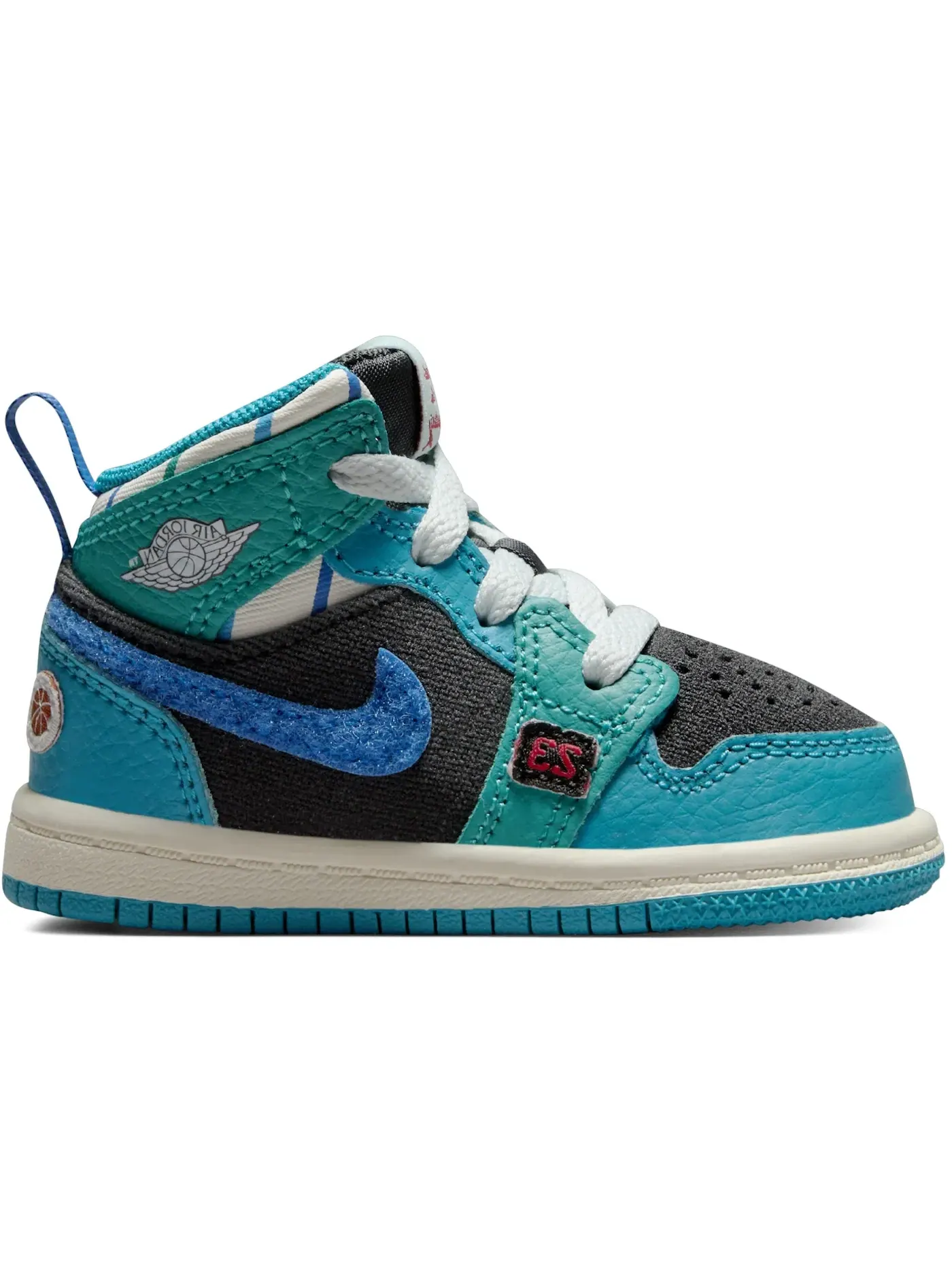 Детские кроссовки Lifestyle Jordan 1 Mid — изображение 1 из 1, синий