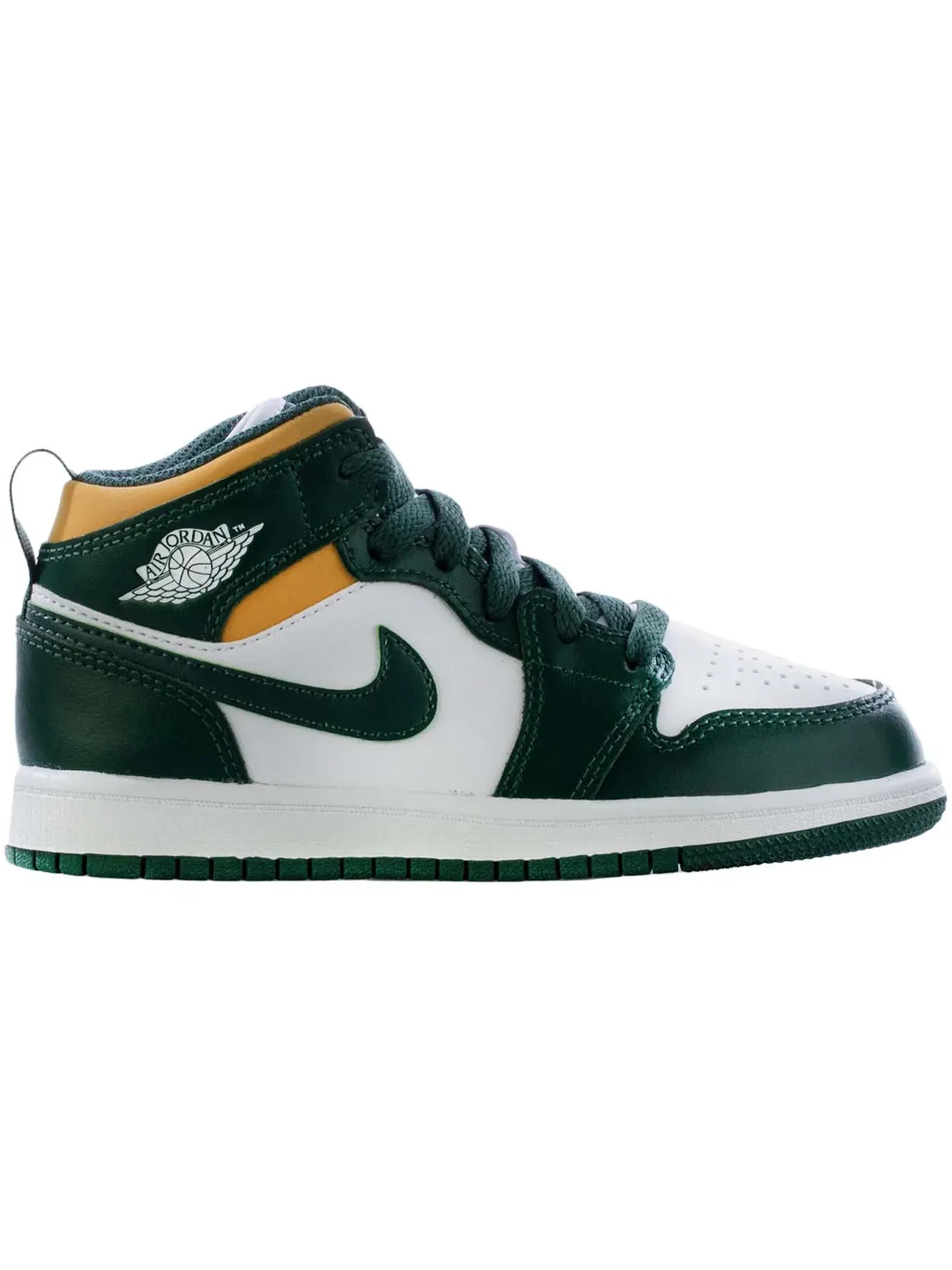 Детские кроссовки с принтом Jordan 1 Mid Sonics 2021 (PS) Jordan — изображение 1 из 1, зеленый/-белый