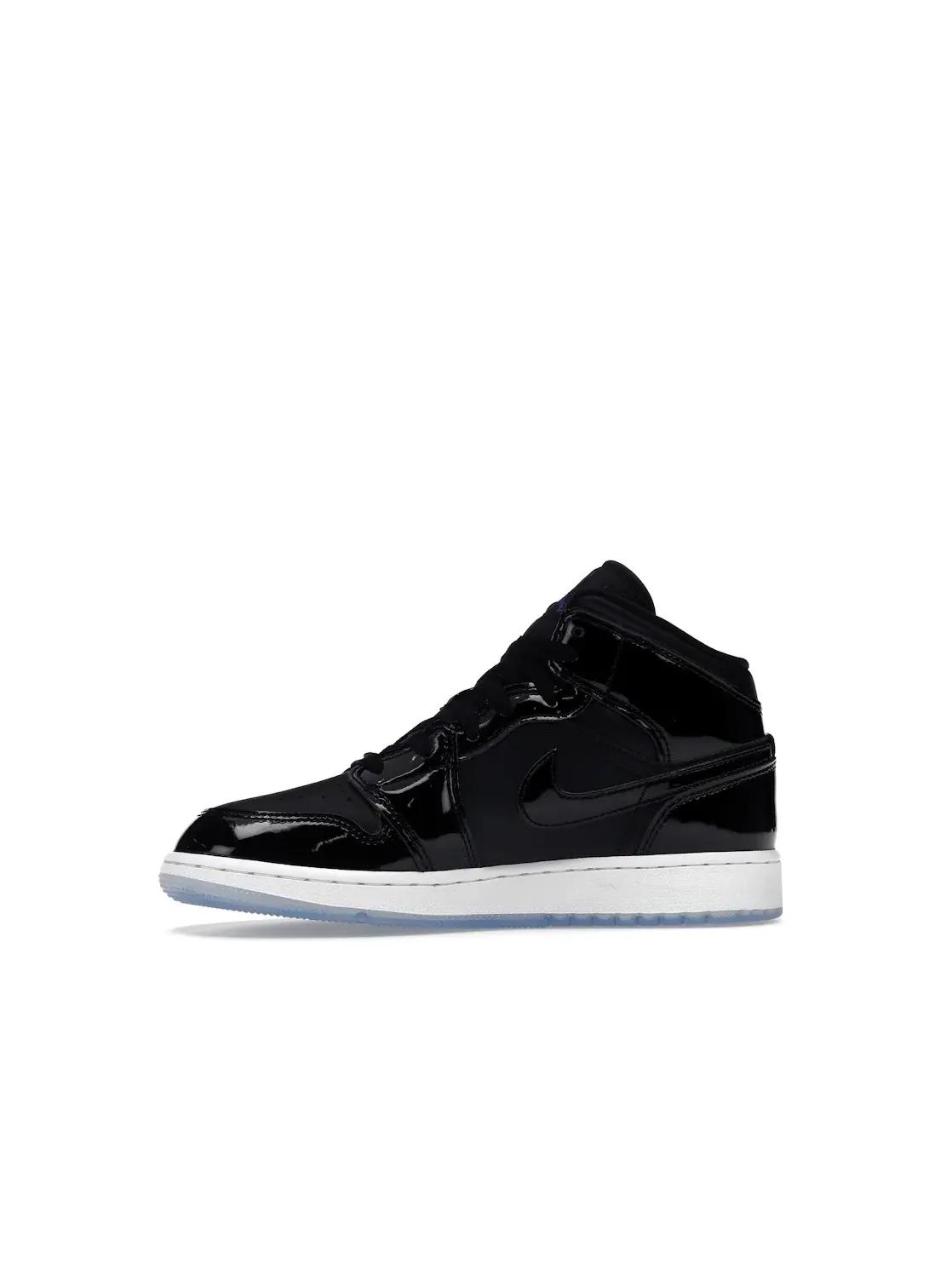 Детские кроссовки с патентованной кожей Jordan 1 Mid SE Space Jam Jordan — изображение 3 из 4, черный/темный-белый