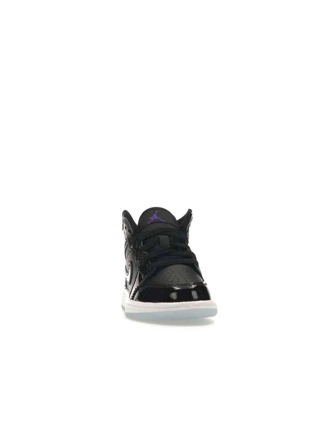 Детские кроссовки с кожаным верхом Jordan 1 Mid SE Jordan — изображение 2 из 4, черный/темный-белый