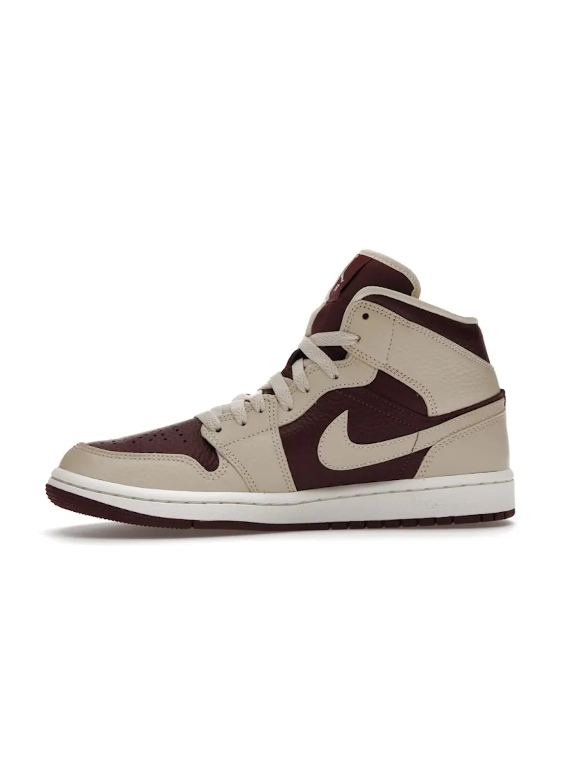 Женские кроссовки с патчворк-дизайном Jordan 1 Mid SE Split Beach Jordan — изображение 3 из 4, красный