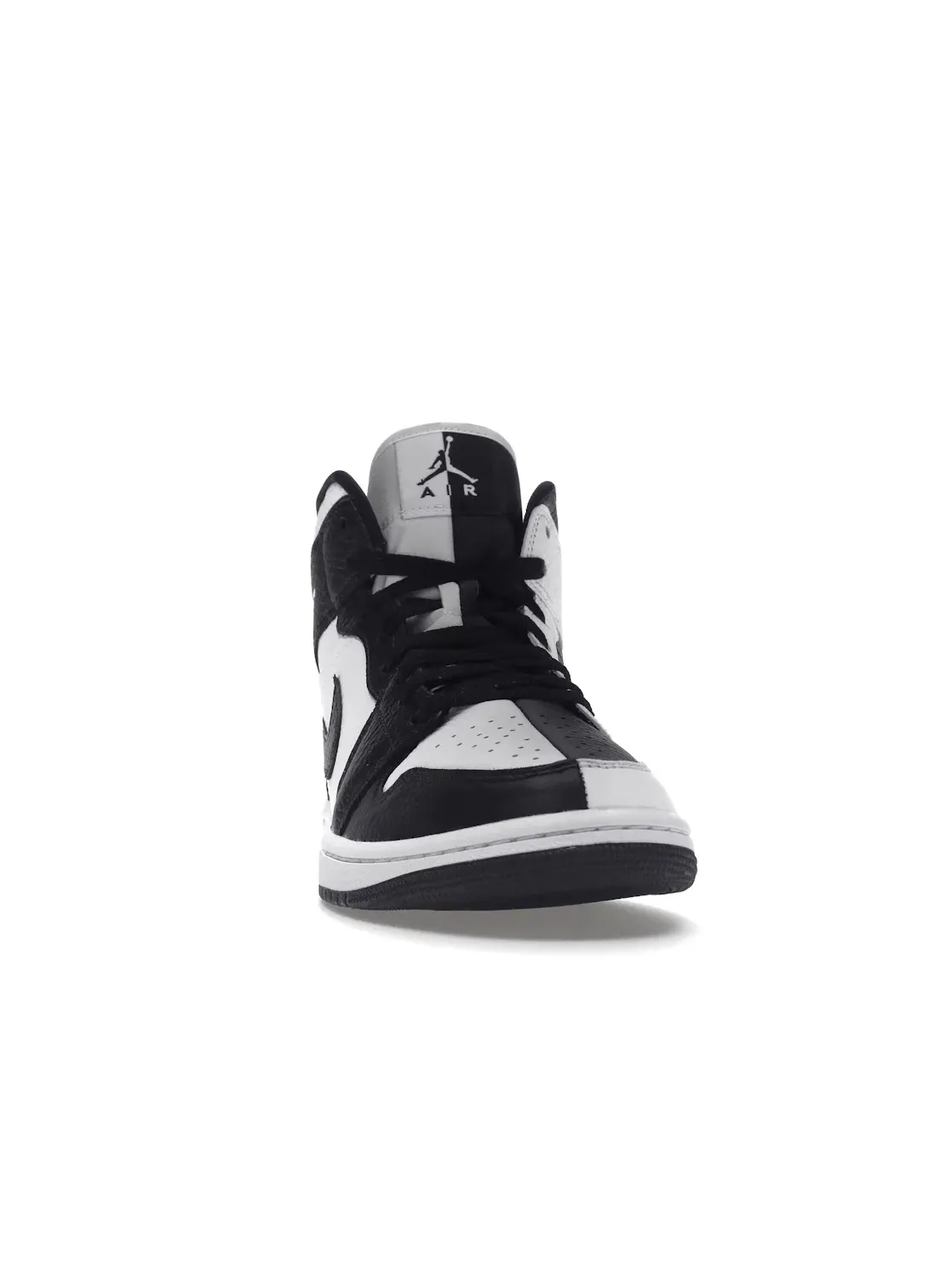 Женские кроссовки с раздвоенным дизайном Jordan 1 Mid Split Jordan — изображение 2 из 4, белый/белый/черный