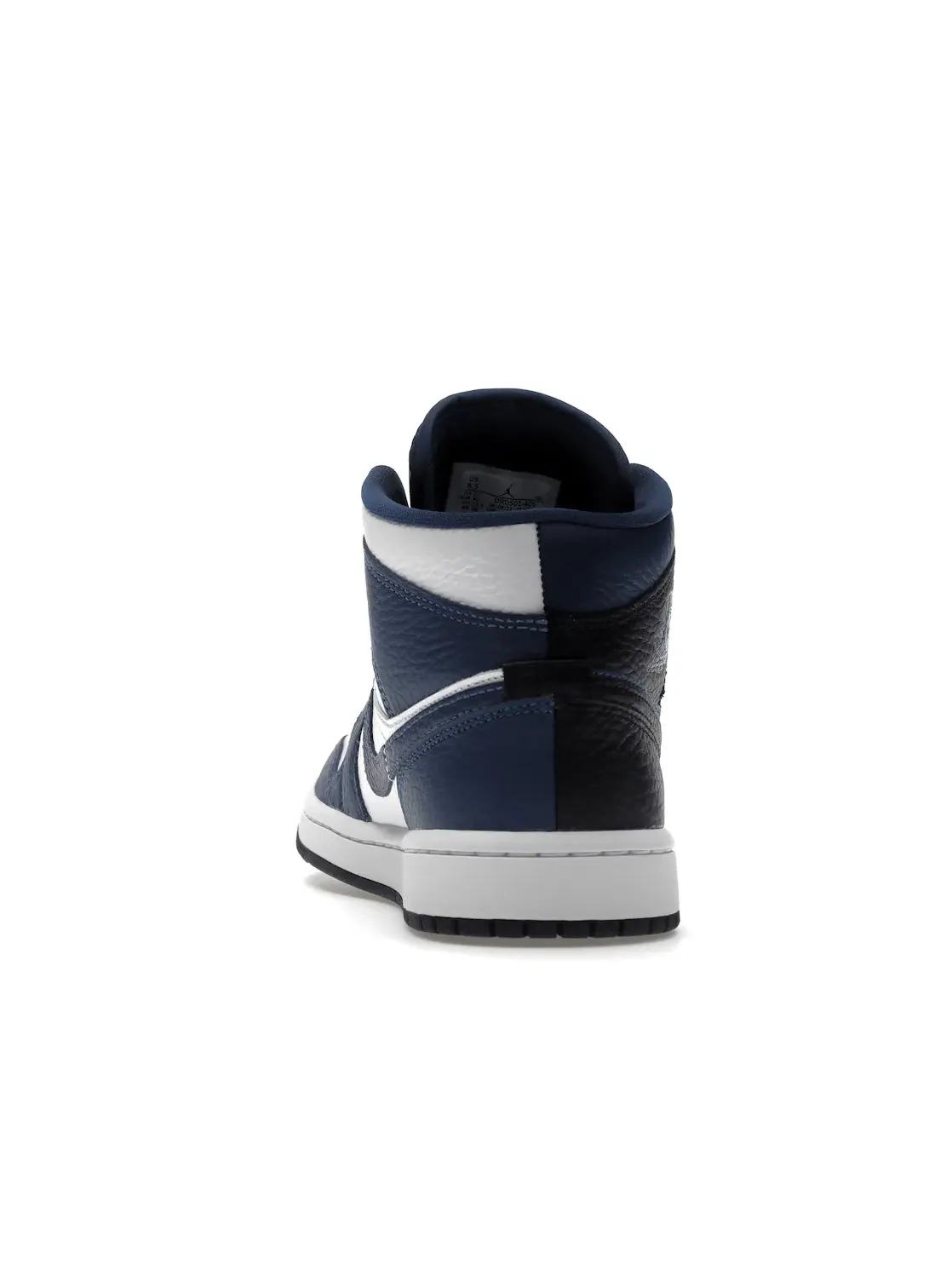 Женские кроссовки с раздельным цветовым решением Jordan 1 Mid Split Jordan — изображение 4 из 4, черный/синий-белый
