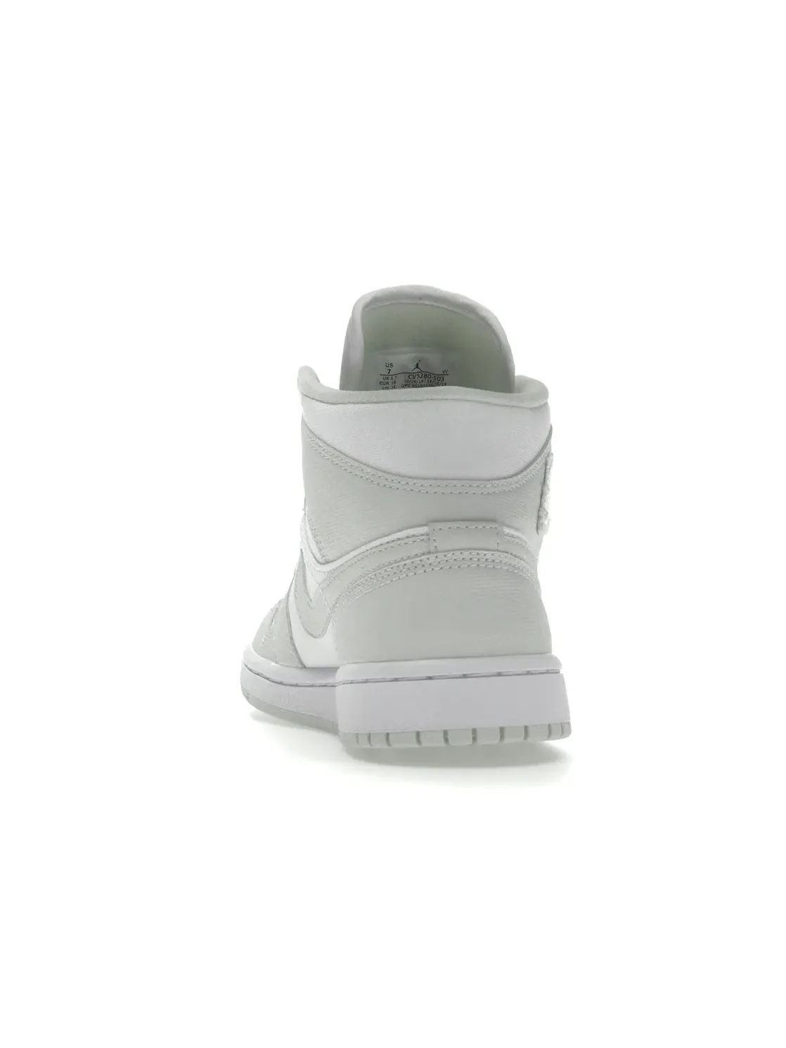 Женские кроссовки с высоким силуэтом Jordan 1 Mid Jordan — изображение 4 из 4, белый