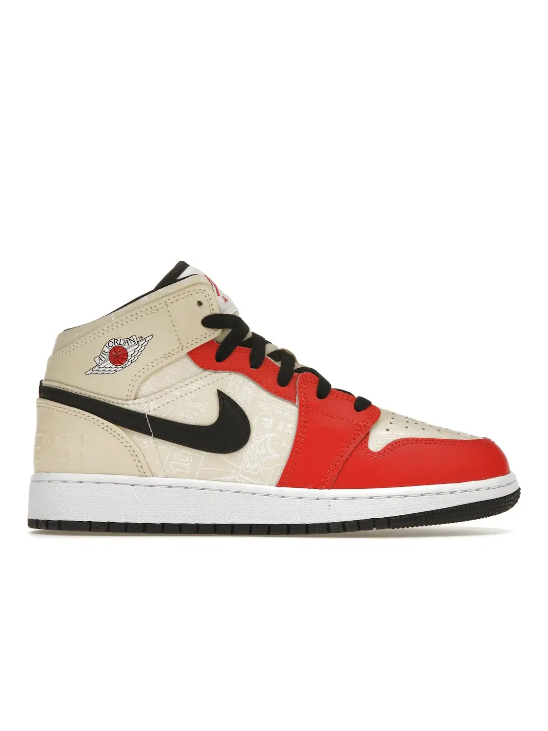 Детские кроссовки для мальчиков с высоким берцем Jordan 1 Mid SS '88 Dunk Contest (GS) Jordan — изображение 1 из 4