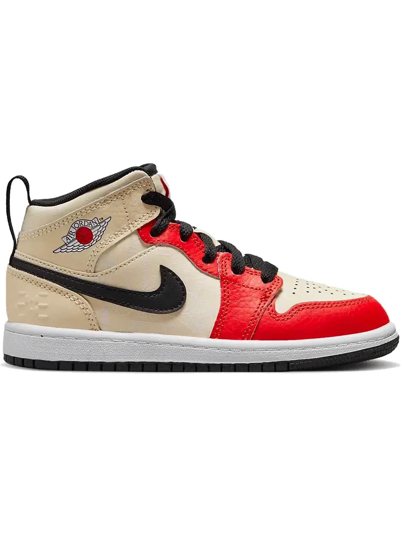 Детские кроссовки Lifestyle Jordan 1 Mid SS Jordan — изображение 1 из 2, черный/белый/красный