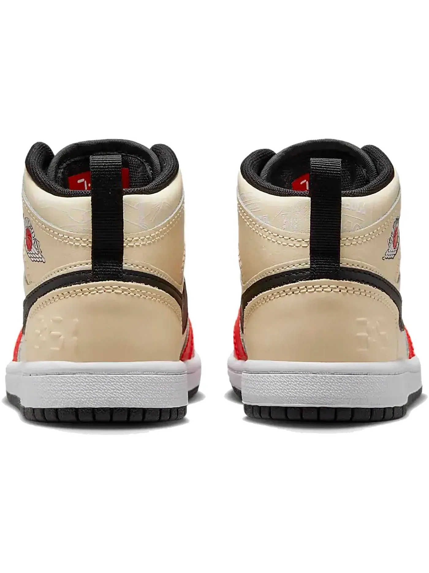 Детские кроссовки Lifestyle Jordan 1 Mid SS Jordan — изображение 2 из 2, черный/белый/красный