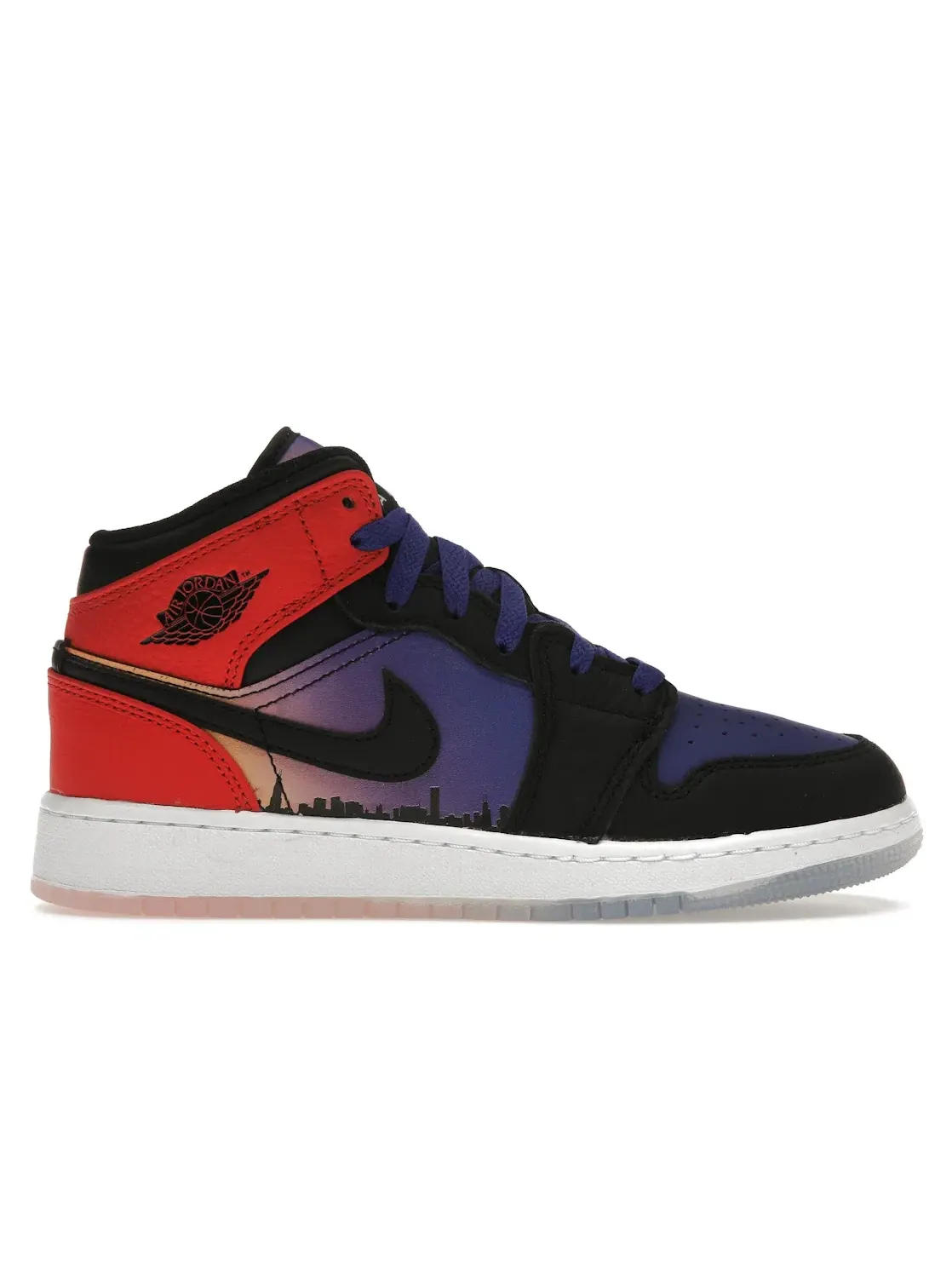 Детские кроссовки для мальчиков с градиентом Jordan 1 Mid SS Jordan — изображение 1 из 4