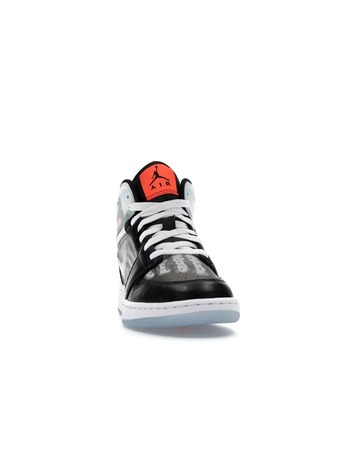 Детские кроссовки Lifestyle с принтом Jordan 1 Mid SS X-Ray Jordan — изображение 2 из 4, черный/синий--белый