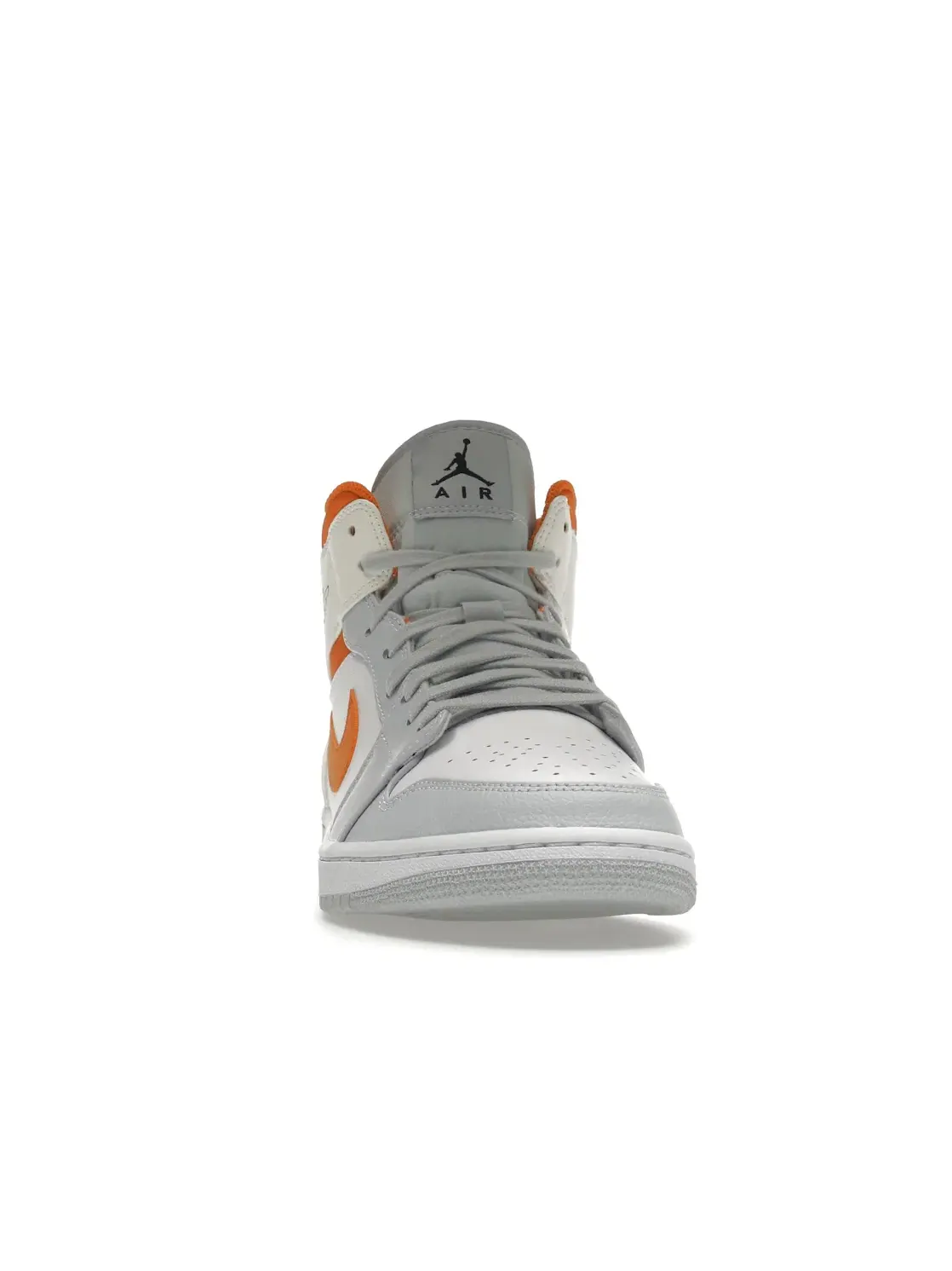 Мужские кроссовки с кожаным верхом Jordan 1 Mid Jordan — изображение 2 из 4, белый/-платиновый
