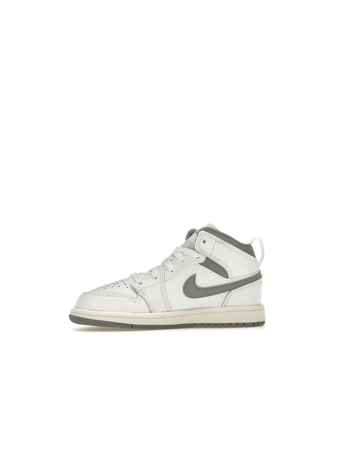 Детские кроссовки с высоким верхом Jordan 1 Mid Jordan — изображение 3 из 4, белый