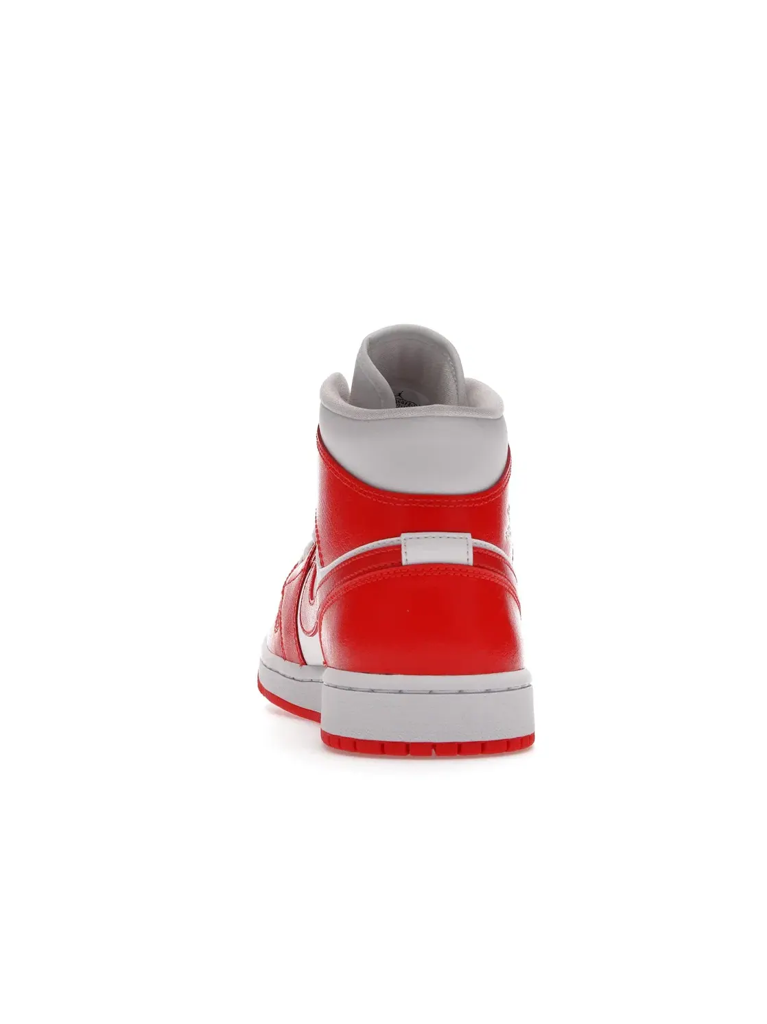 Женские кроссовки с кожаным верхом Jordan 1 Mid Jordan — изображение 4 из 4, белый/белый/красный