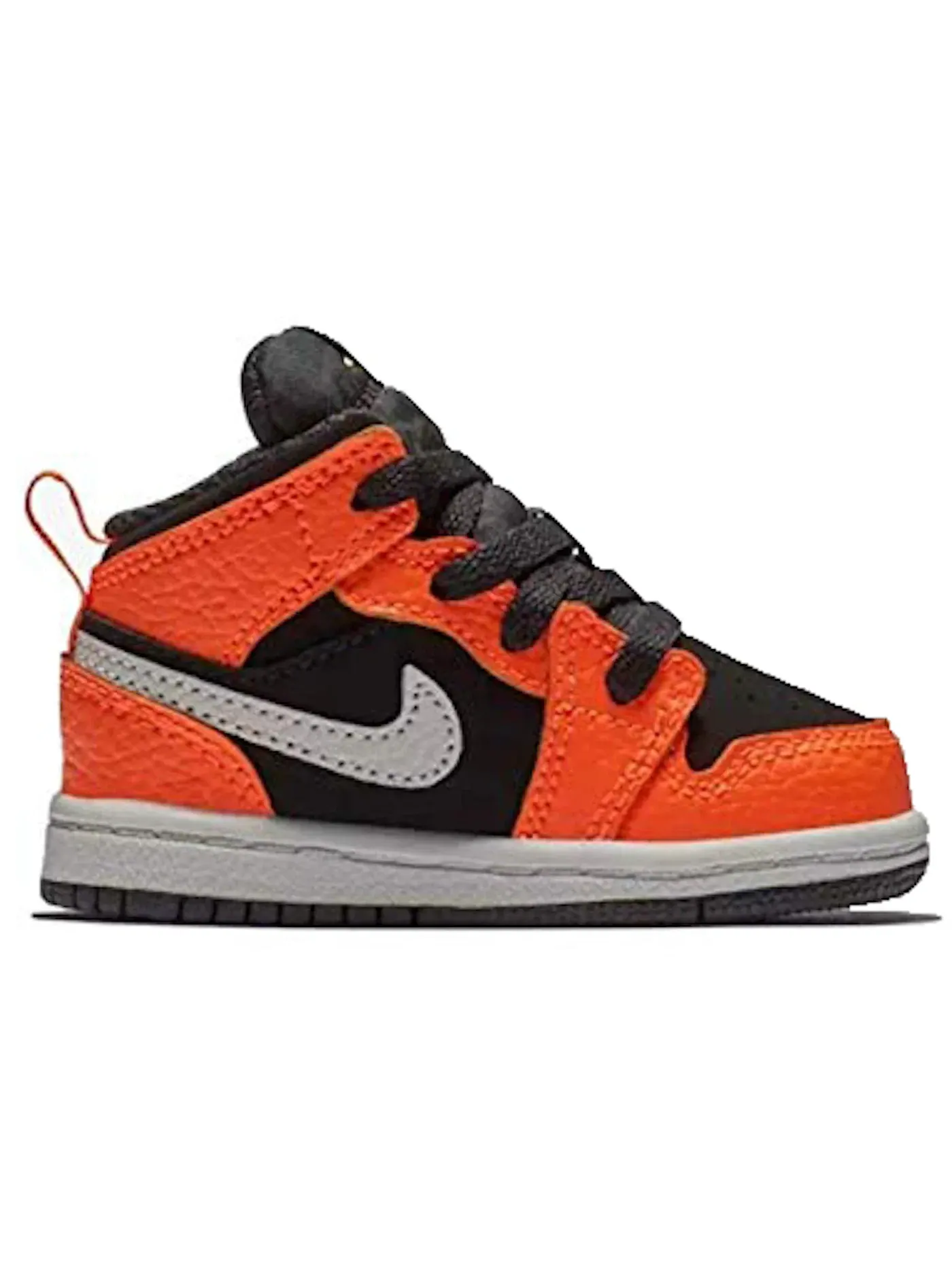 Детские кроссовки с принтом Jordan 1 Mid Jordan — изображение 1 из 1, черный светлый