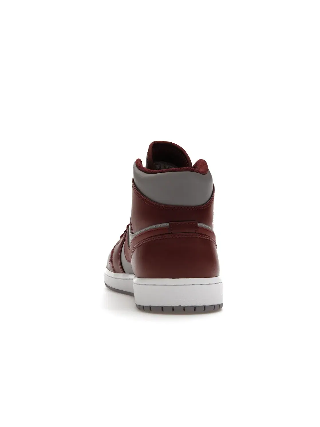 Мужские кроссовки с кожаным верхом Jordan 1 Mid — изображение 4 из 4, красный/белый-серый