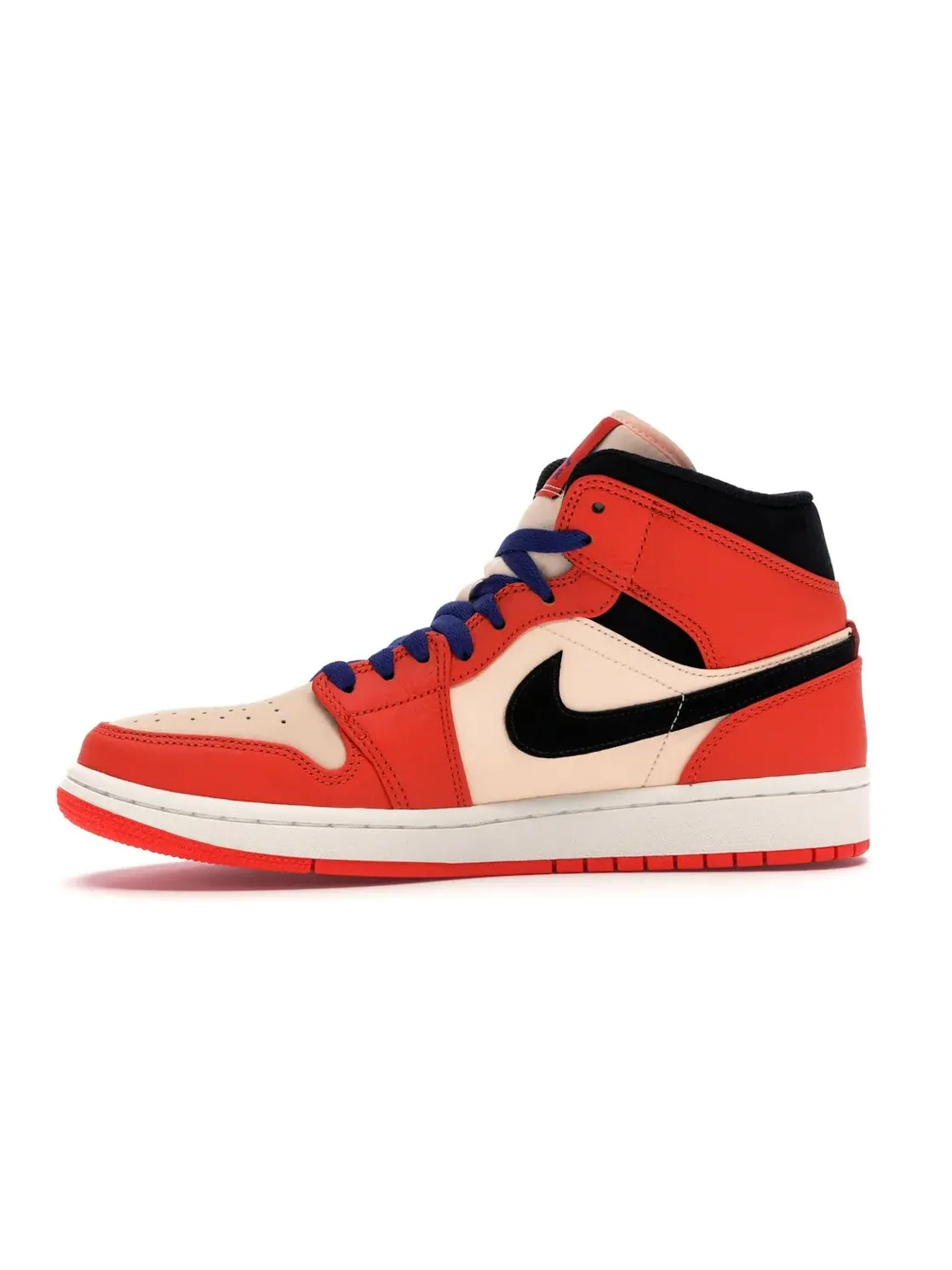 Мужские кроссовки Lifestyle с оранжевым верхом Jordan 1 Mid Jordan — изображение 3 из 4, оранжевый/черный