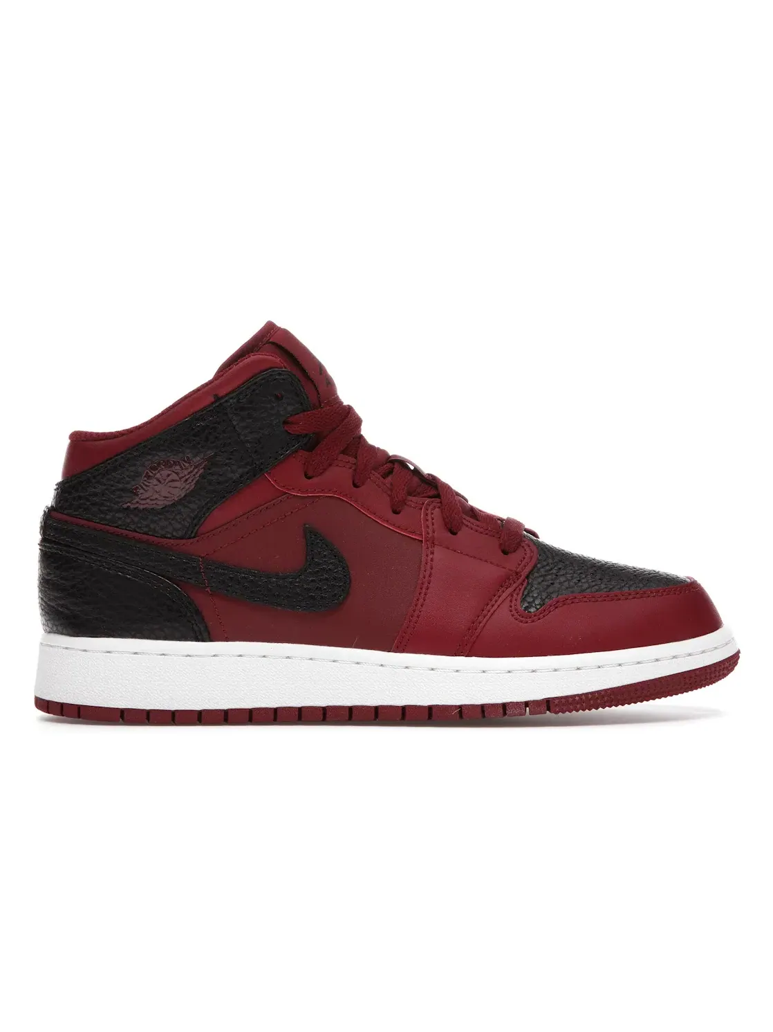 Детские кроссовки с высоким берцем Jordan 1 Mid Jordan — изображение 1 из 4, красный/черный-белый